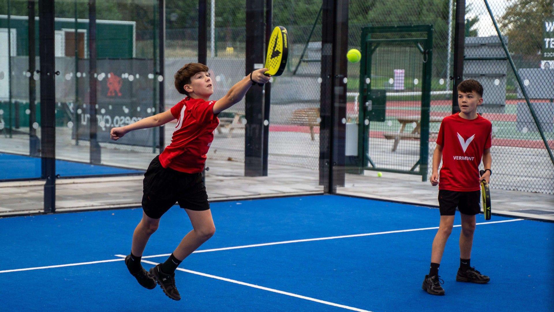 Wrexham Tennis & Padel Centre courts