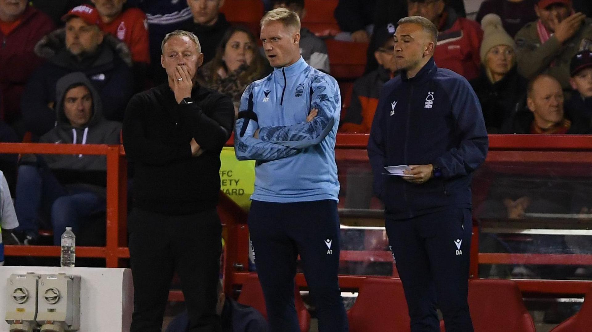 Steve Cooper, Alan Tate and Danny Alcock