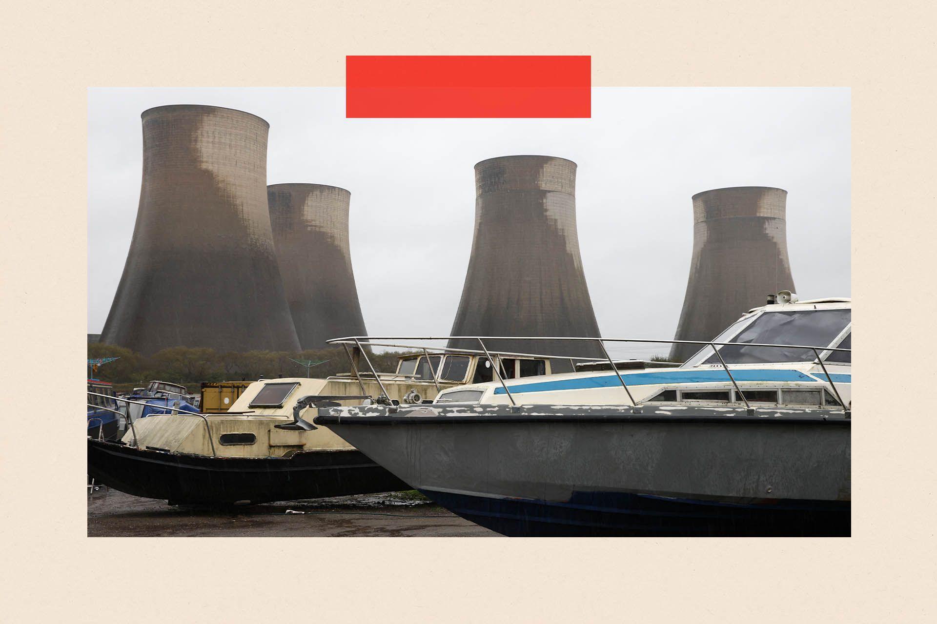 A general view outside of Ratcliffe on Soar Coal-fired power station in Nottinghamshire central England