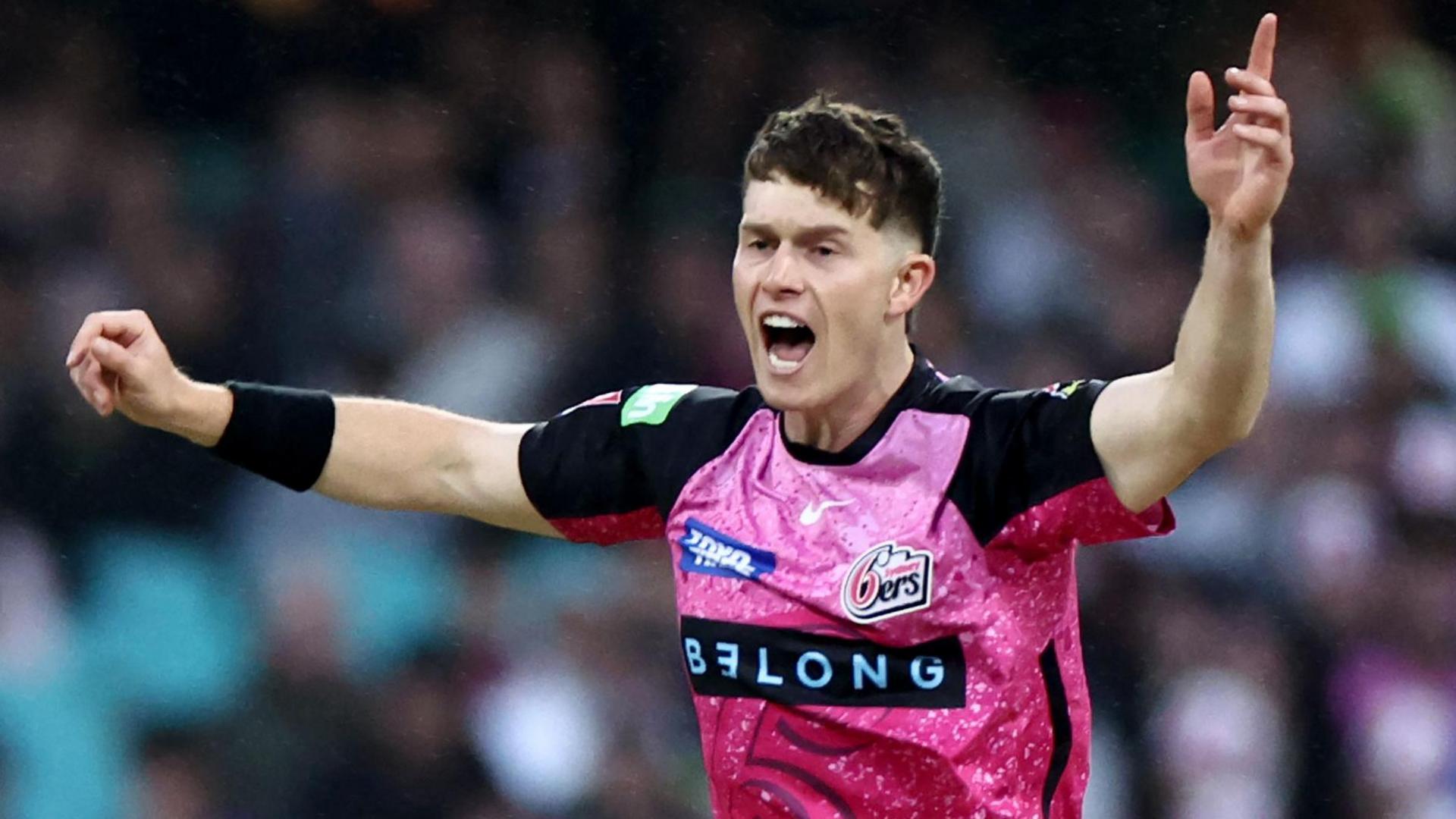 All-rounder Hayden Kerr in action for Sydney Sixers