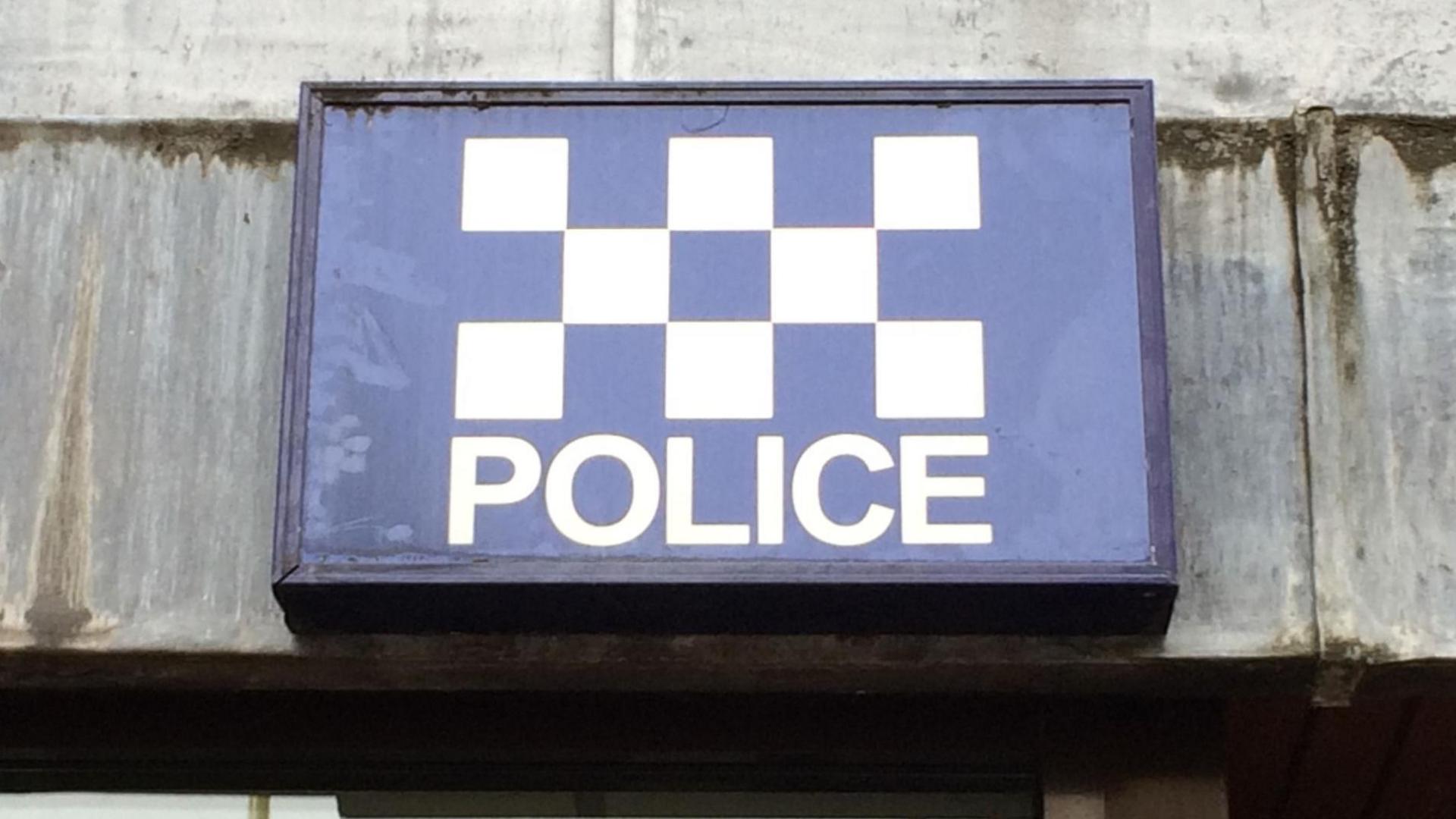 Staffordshire Police sign