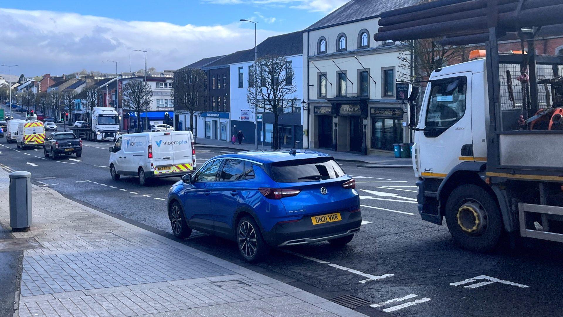 The A29 road connects Coleraine on the north coast to Cookstown, Dungannon and onwards to Armagh City