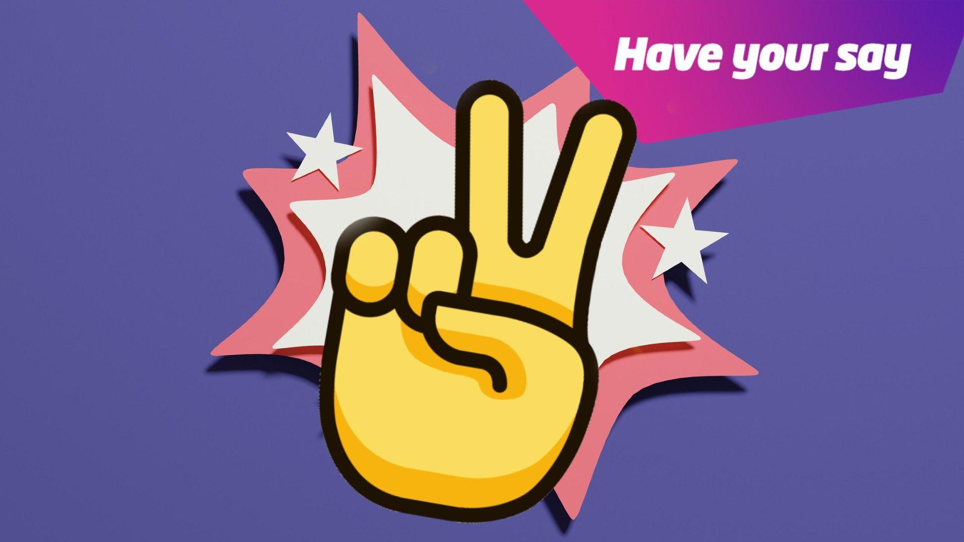 peace symbol on colourful background. 