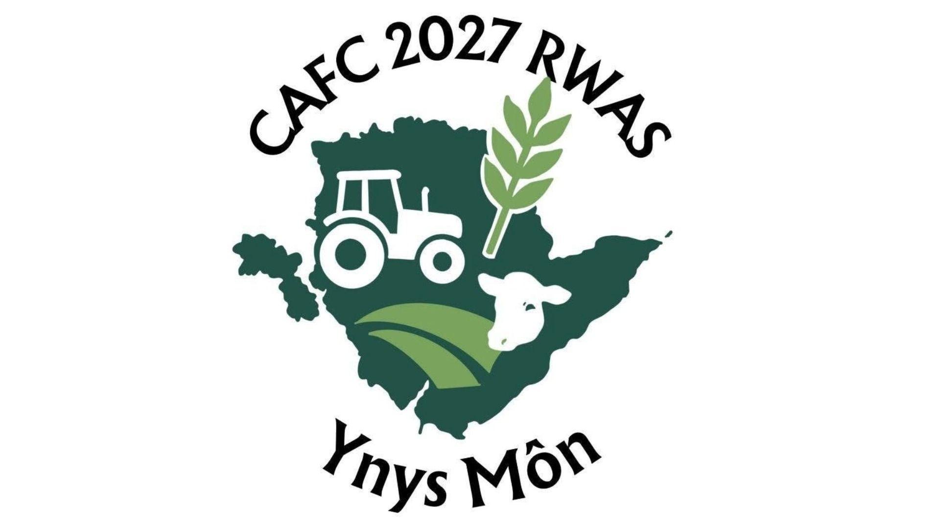 Logo CAFC 2027 Ynys Môn