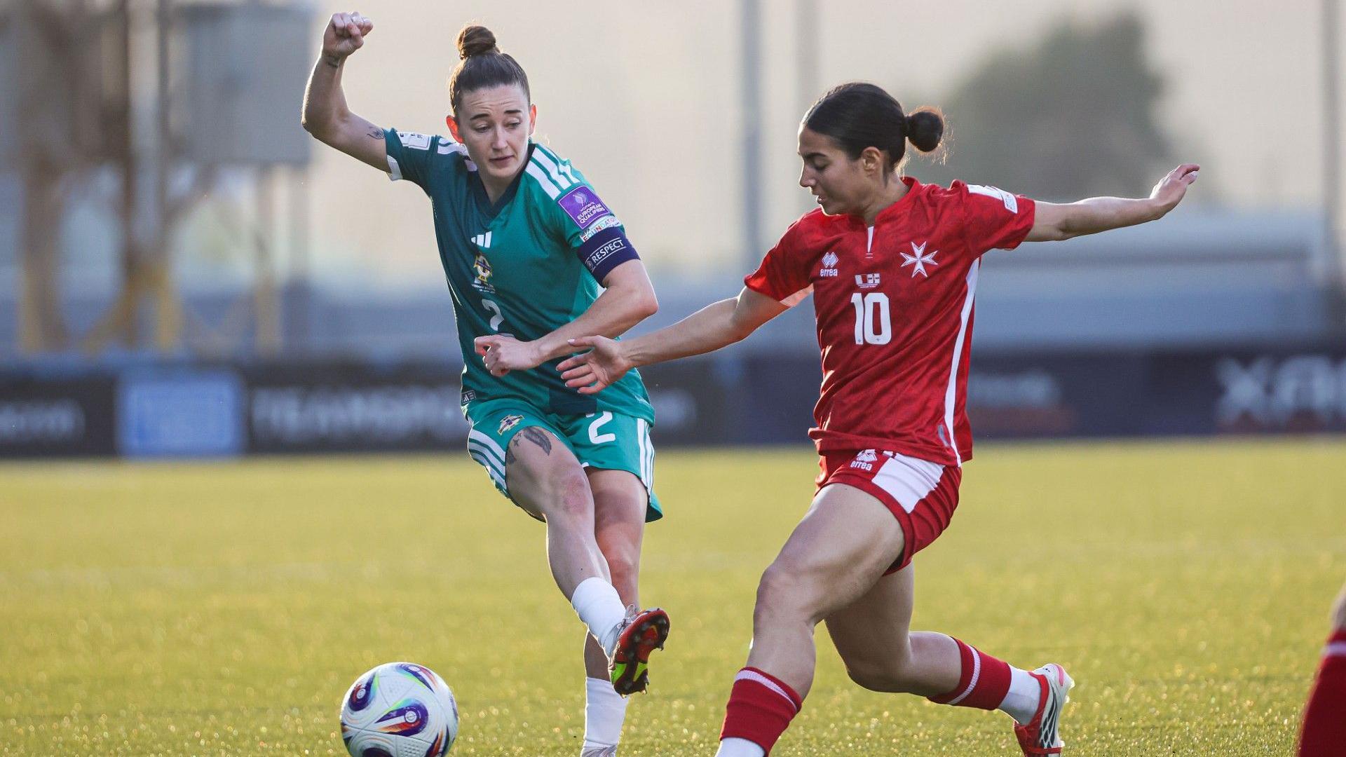 Rebecca McKenna in action