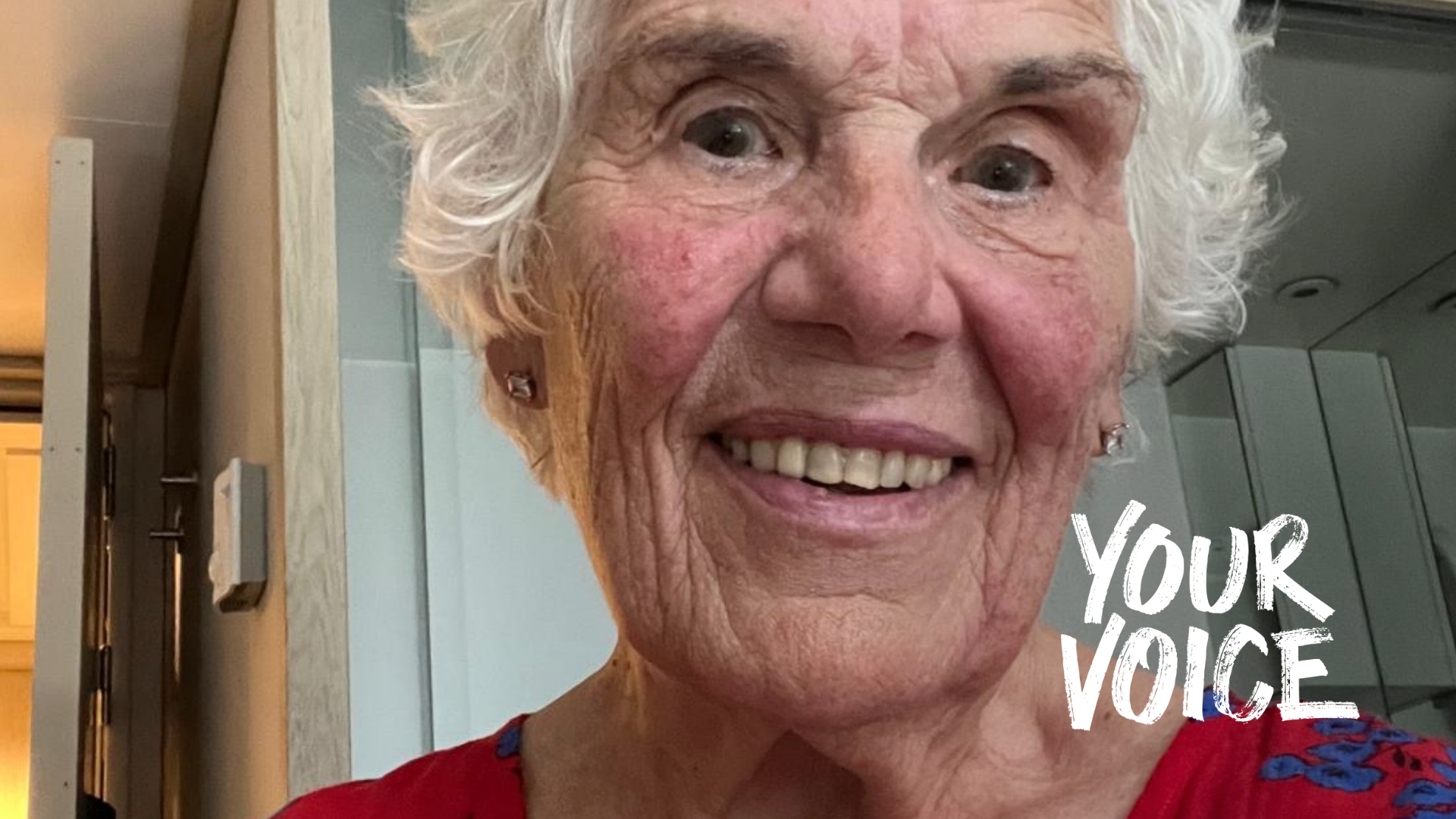 A selfie photo of Judith Dunn smiling at the camera 