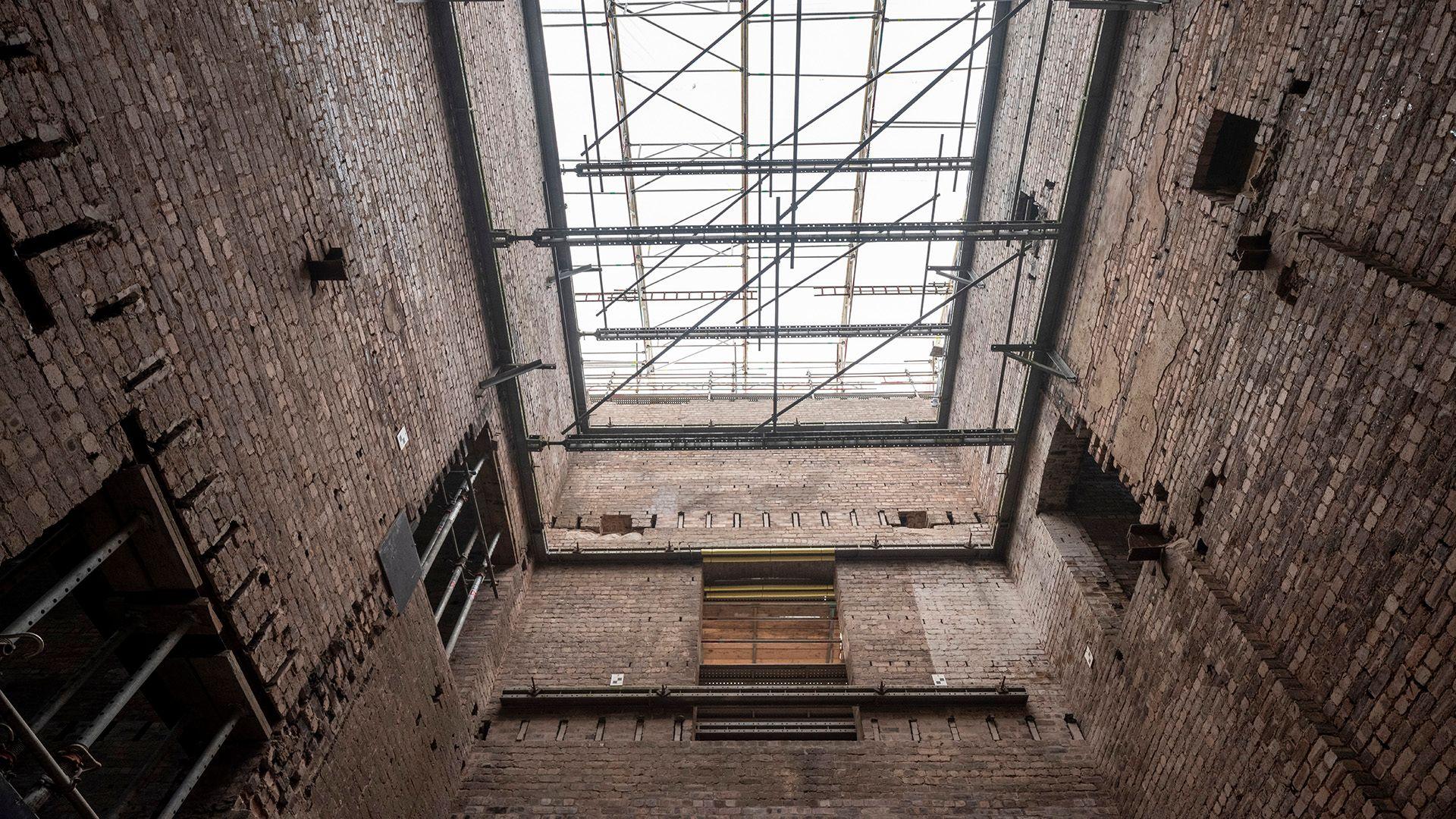 Restoration work at The Mackintosh Building