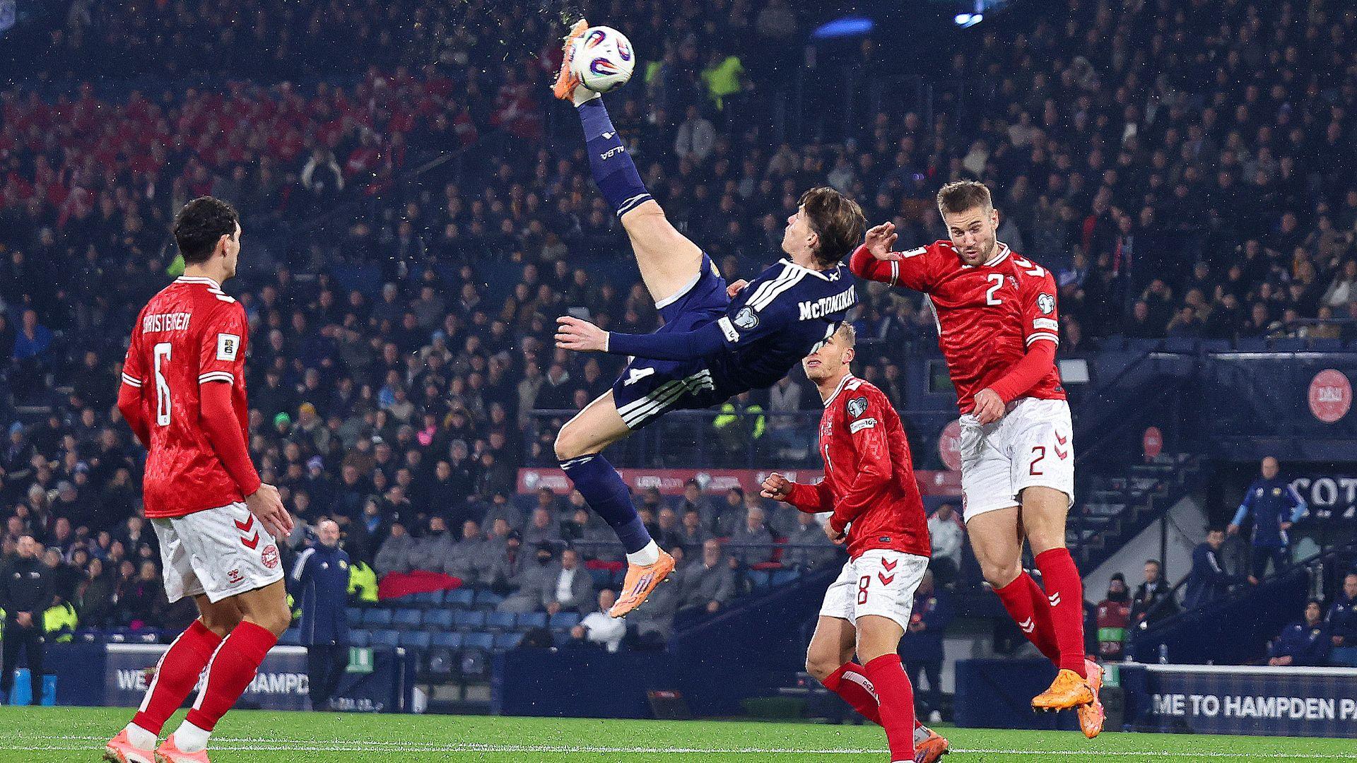 Scott McTominay scores a goal