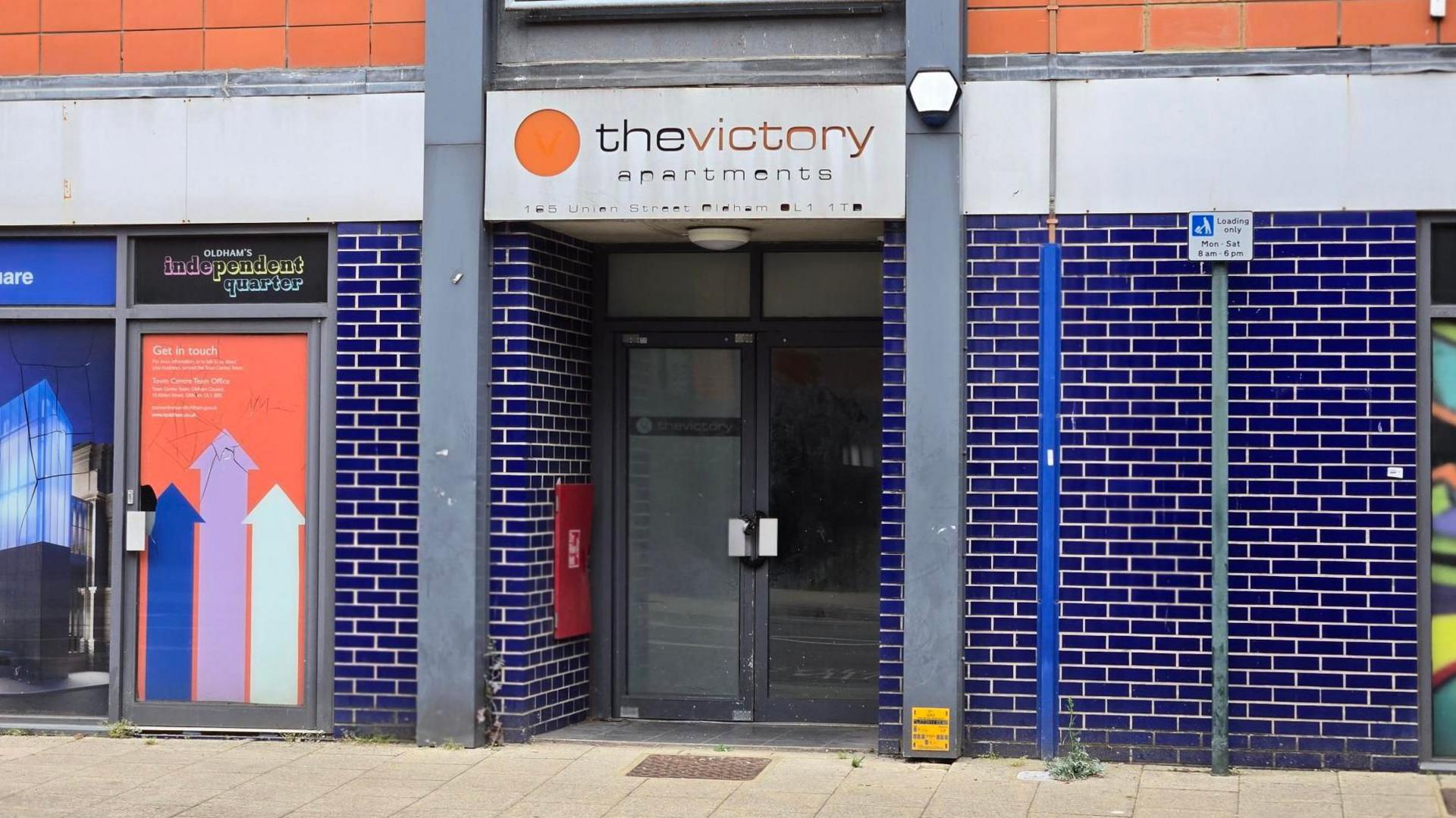 The Victory apartments in Oldham