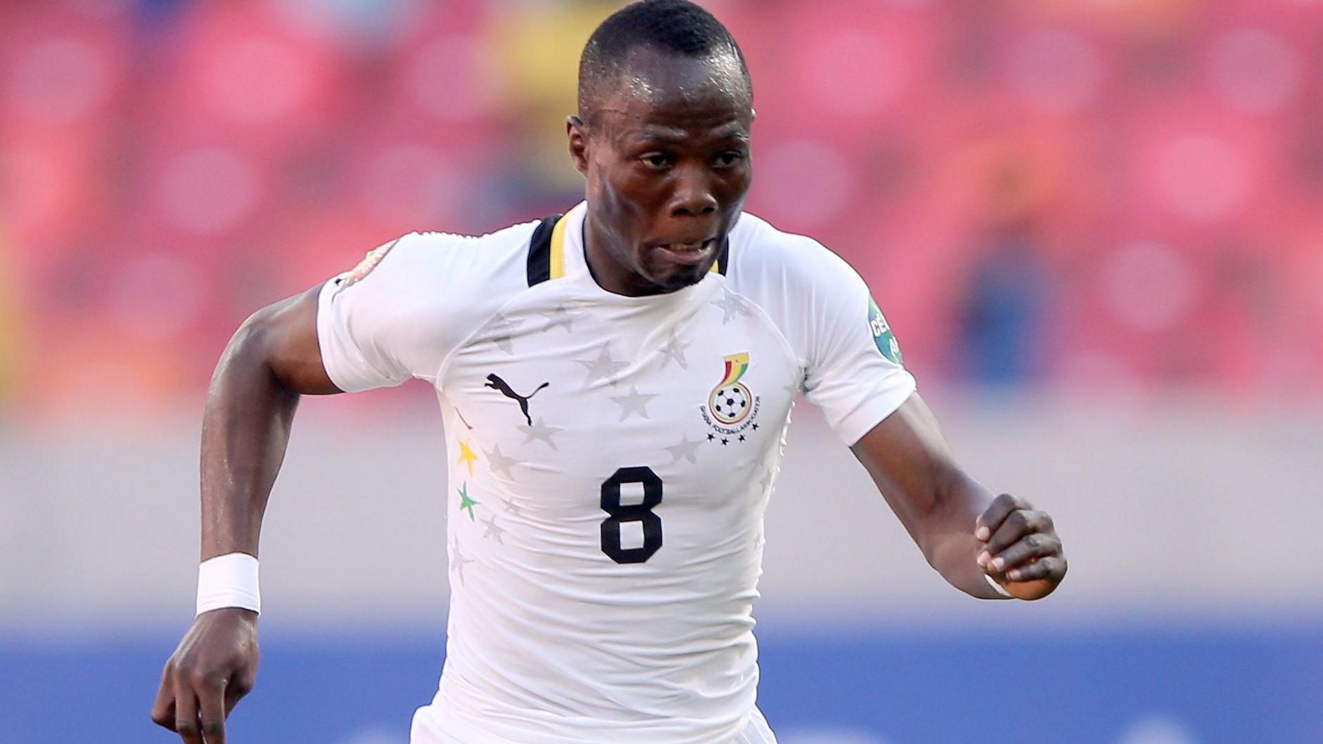 Emmanuel Agyemang-Badu in action for Ghana at the 2013 Africa Cup of Nations