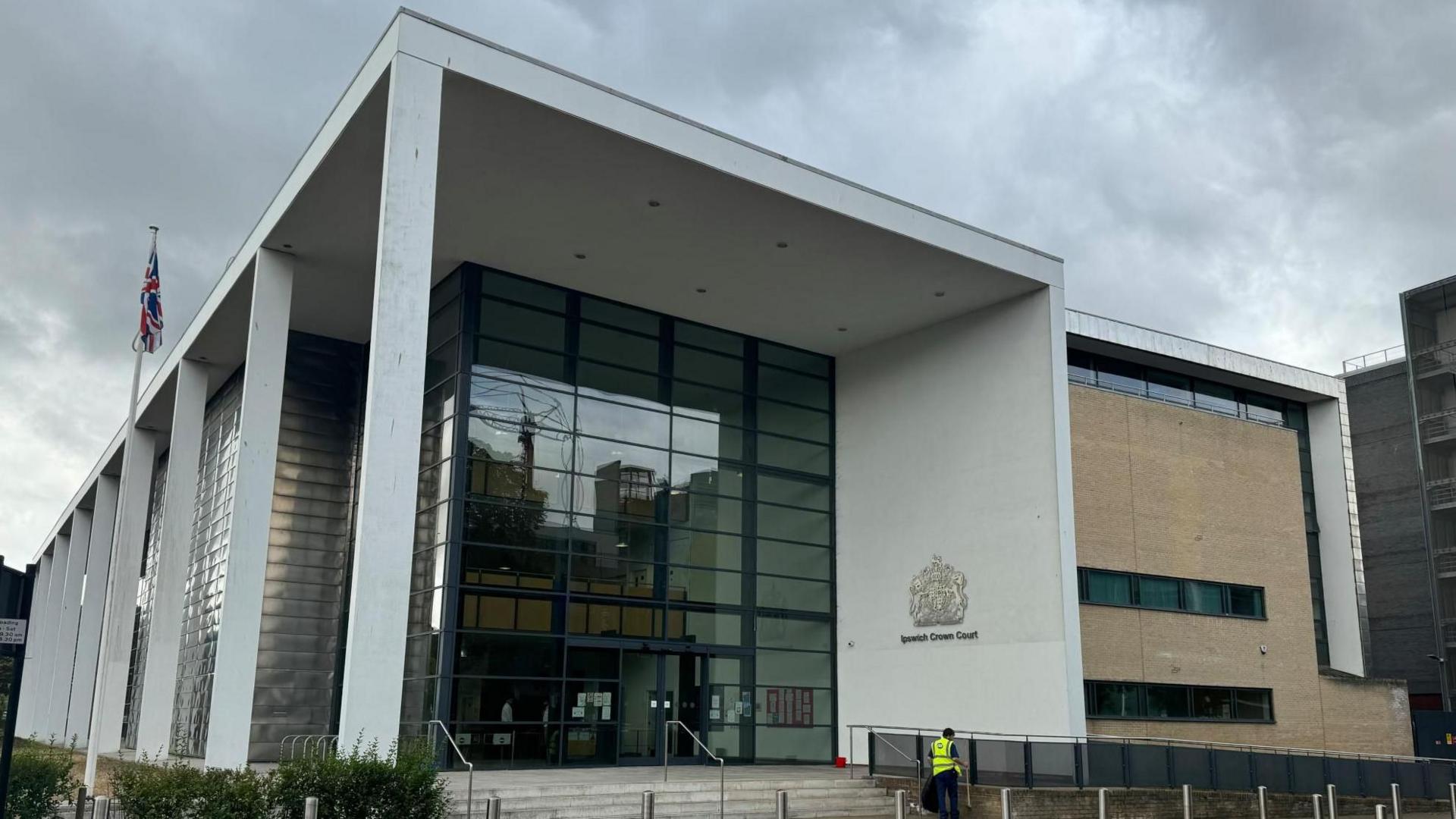 The front of the Ipswich Crown Court building.