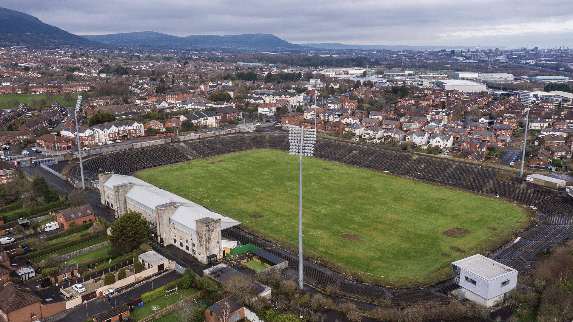 A view of Casement Park