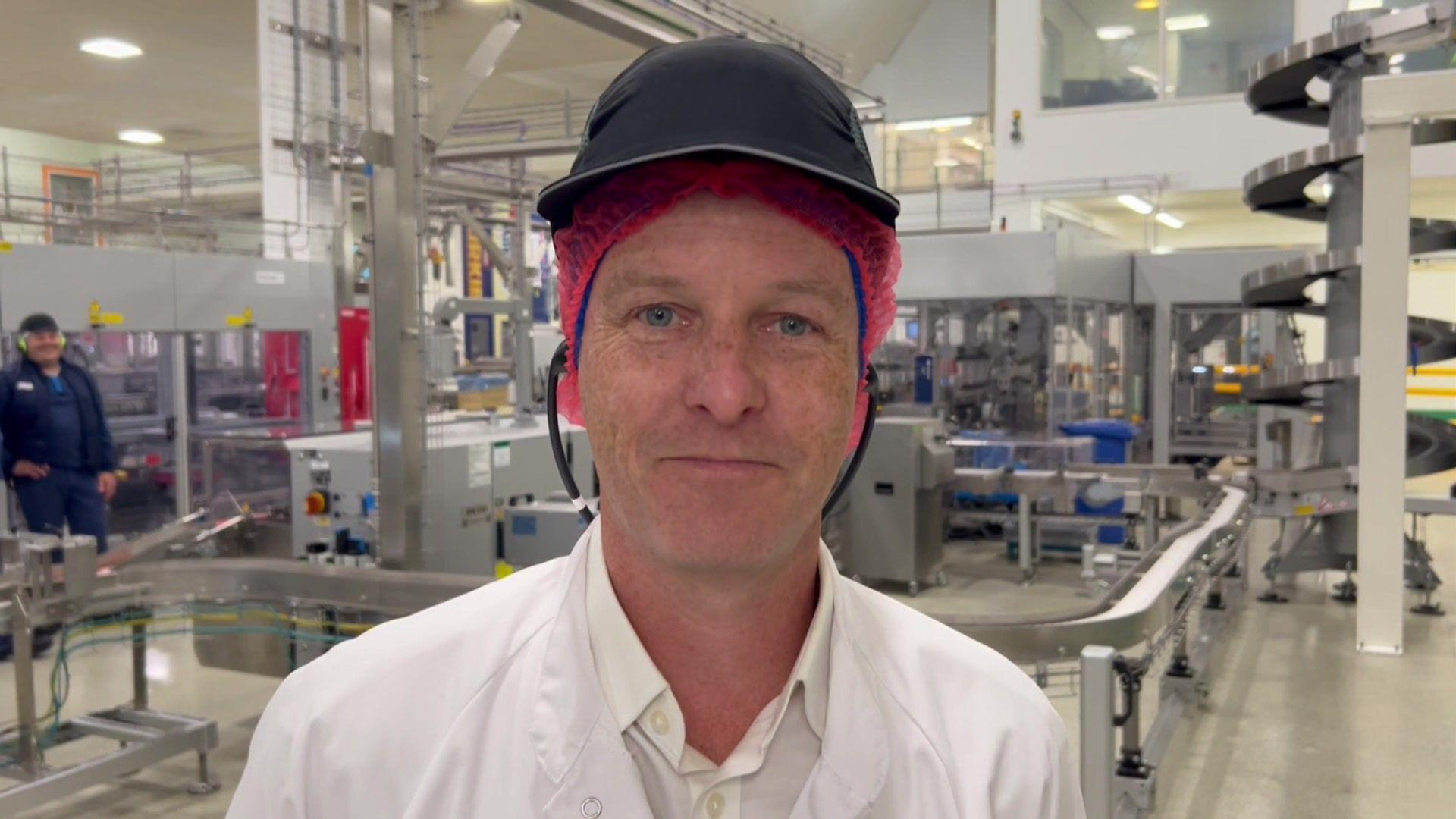 Kevin Shrimpton, Nestle York factory manager