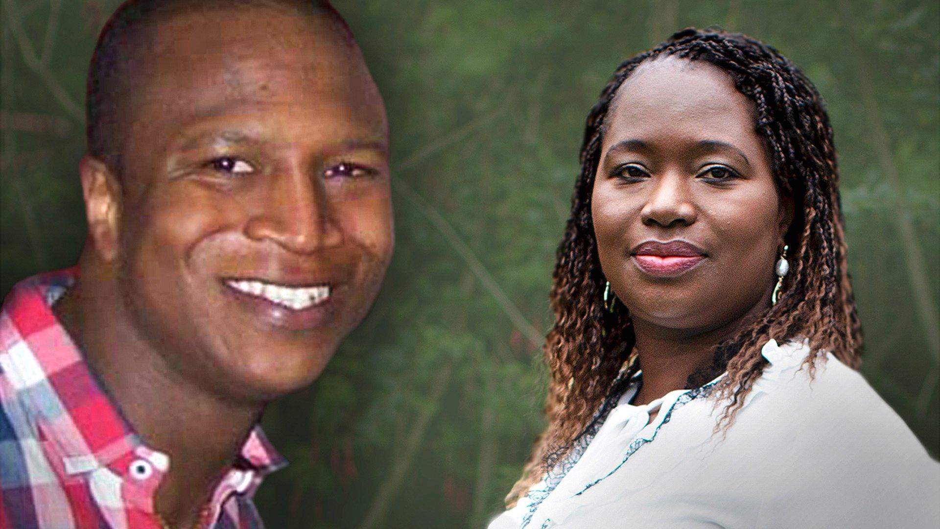 Sheku Bayoh and his sister Kadi Johnson