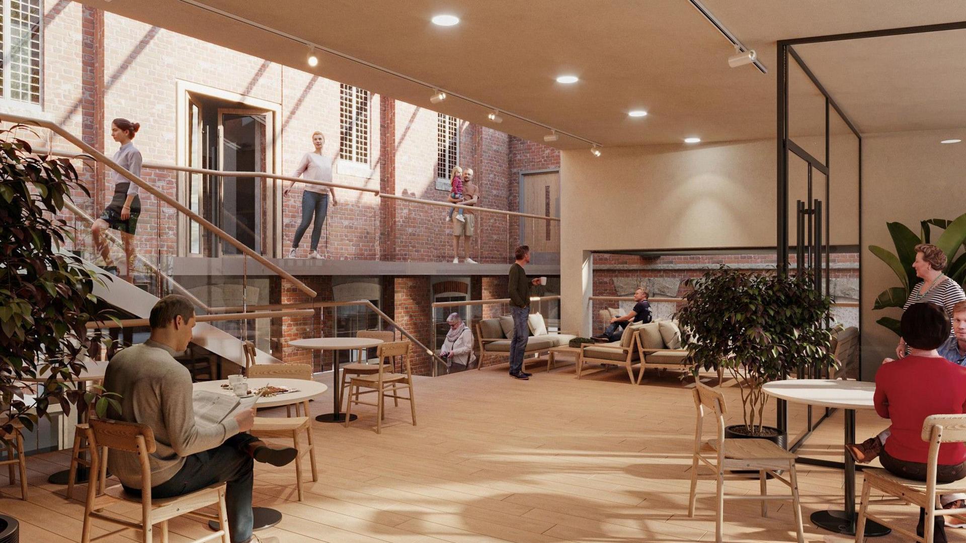 Entrance Foyer to the Ashbourne Link project