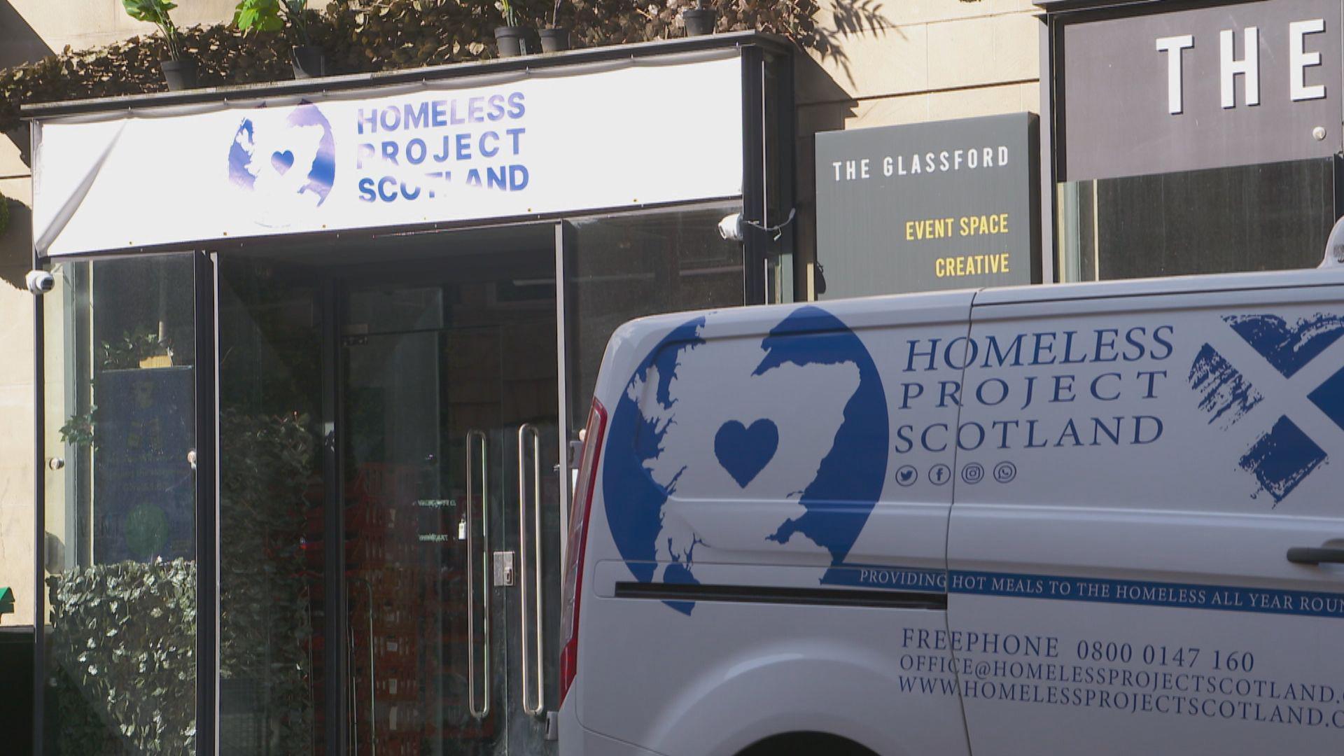 Protests at Glasgow homeless shelter as council orders closure - BBC News