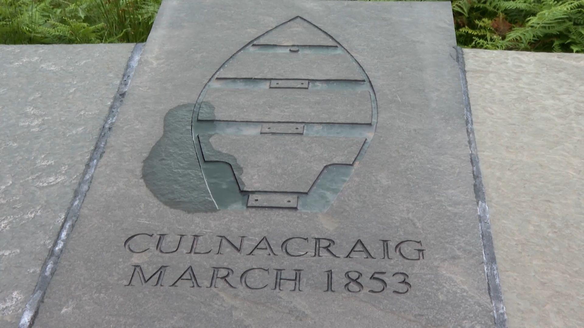 Pàirt de charragh-chuimhne strì an fhearainn sa Chòigich 
