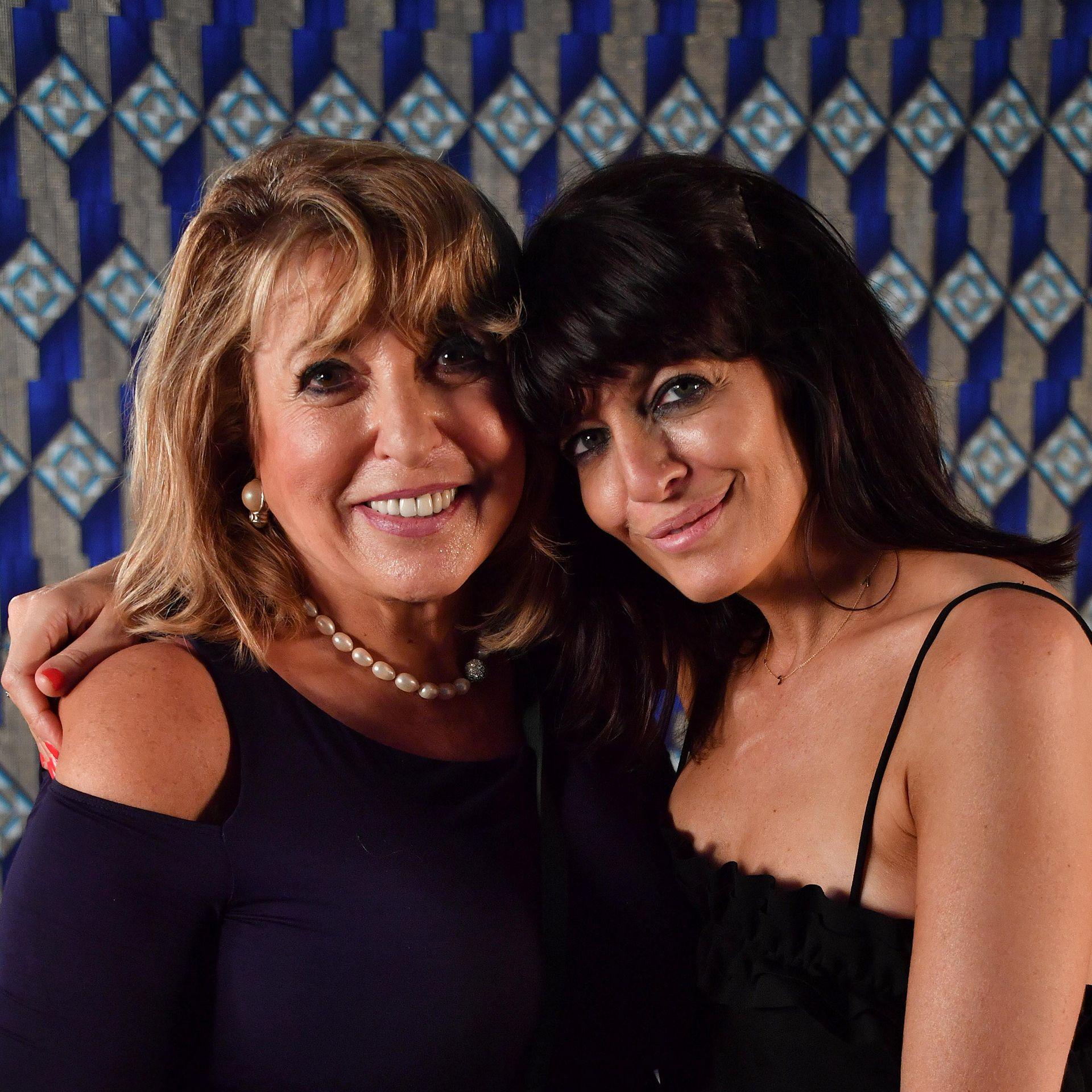 Eve Pollard and Claudia Winkleman pictured together at The Victoria and Albert Museum Summer Party, London, 21 June 2017