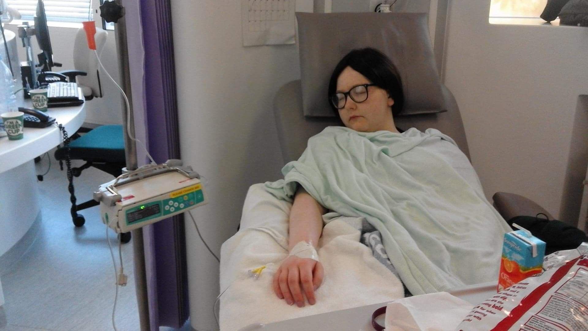 Helen Haar in hospital