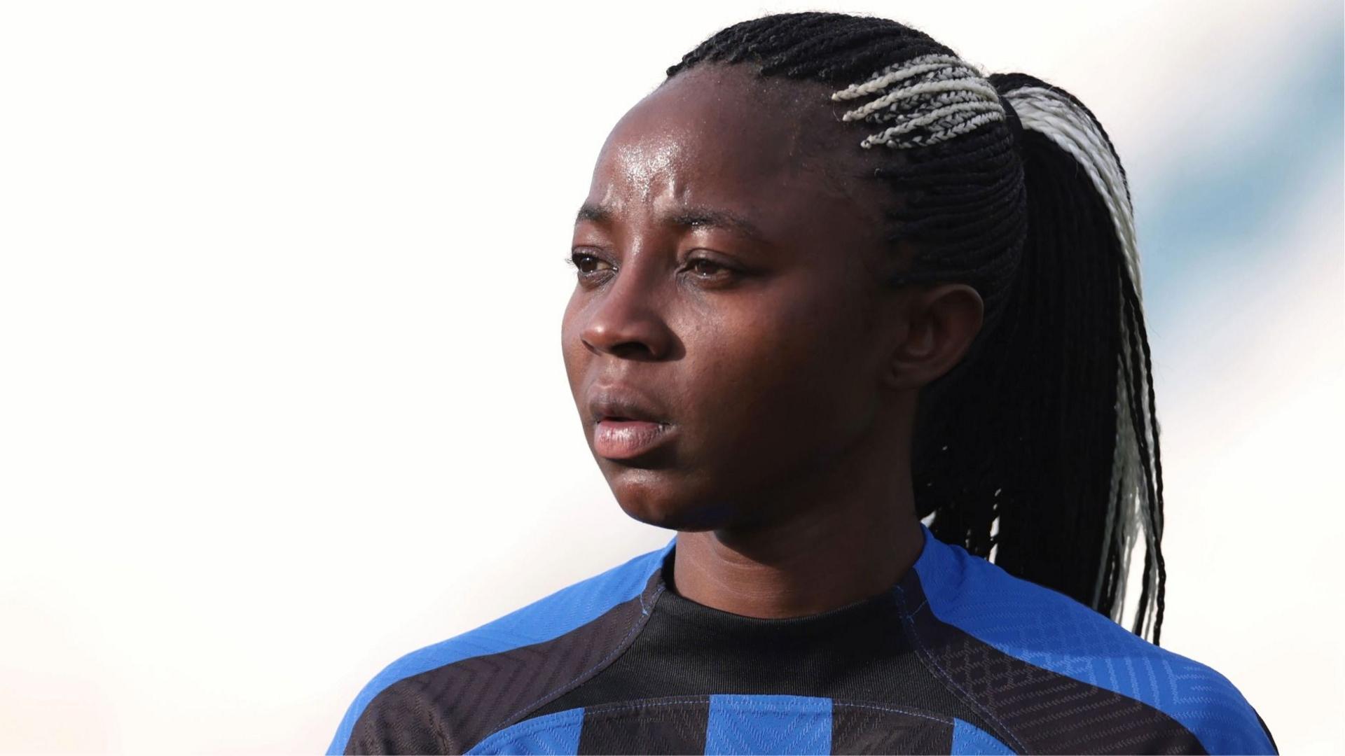 Renowned female Cameroonian football player Ajara Nchout Njoya of FC Internazionale