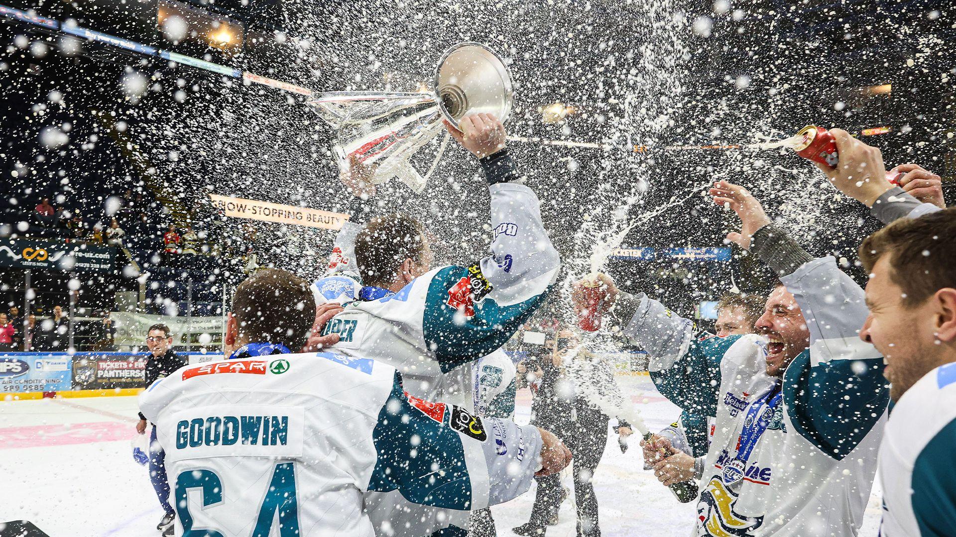 David Goodwin lifts the Elite League