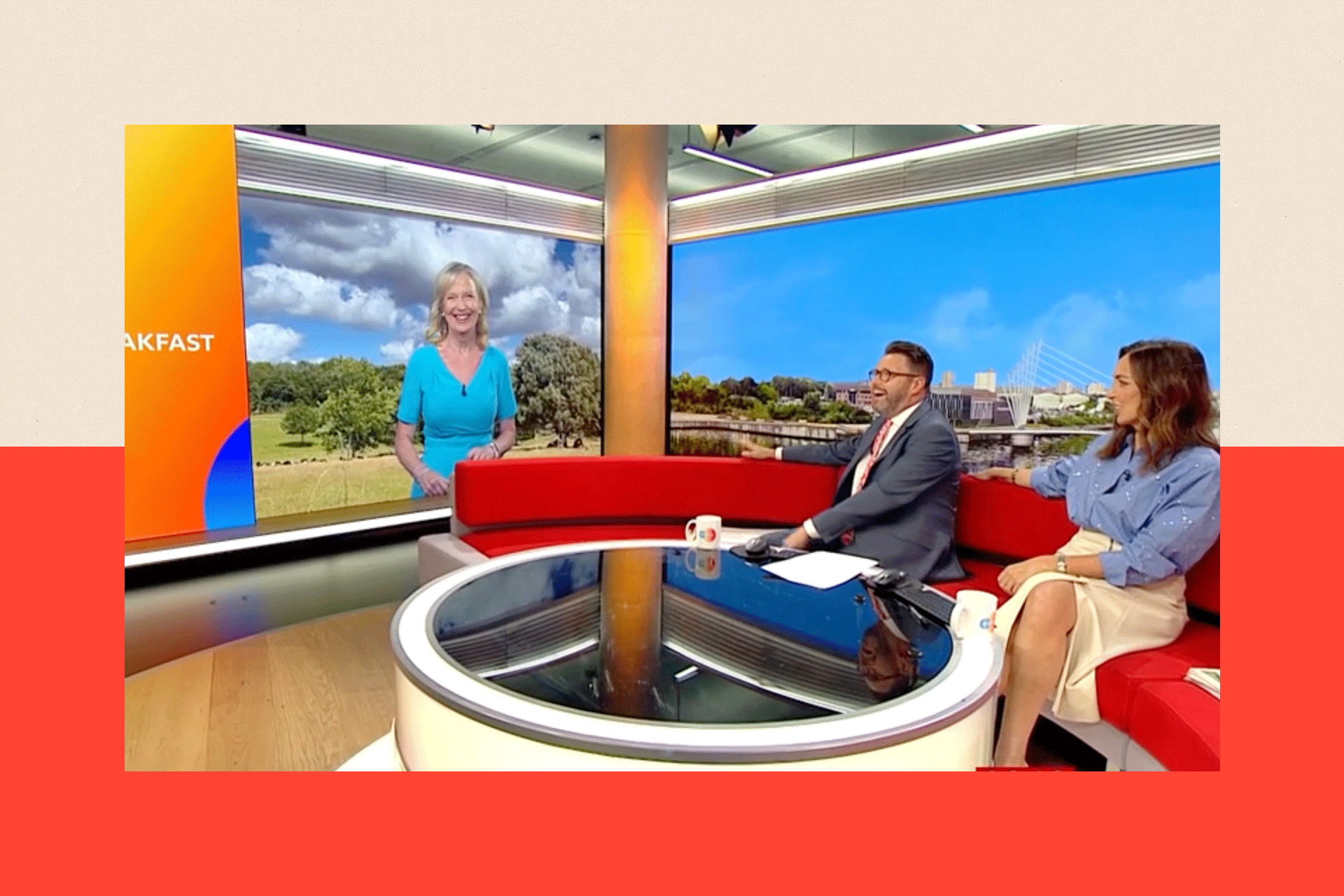 Carol Kirkwood on BBC Breakfast.