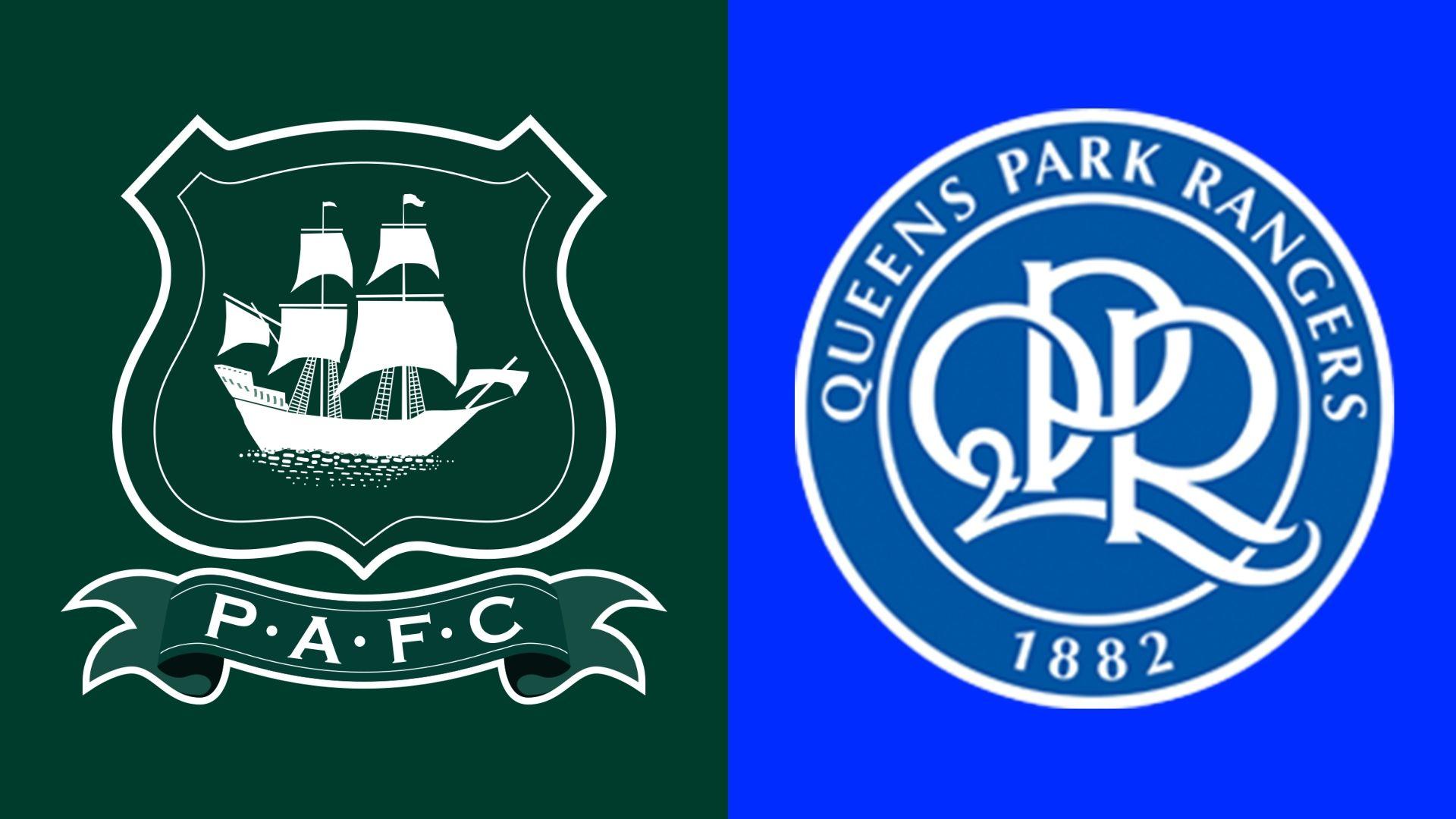 Plymouth and QPR club badges