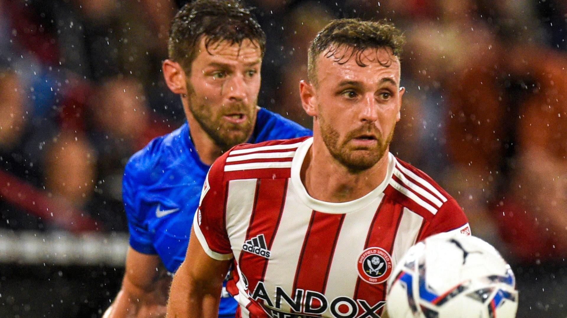 Jack Robinson in action for Sheffield United against Birmingham City