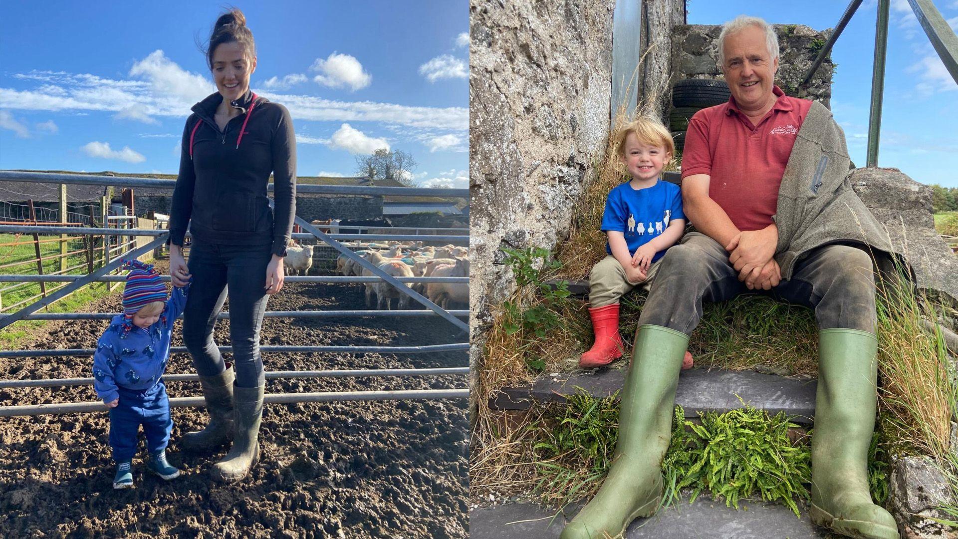 Lois ar fferm y teulu