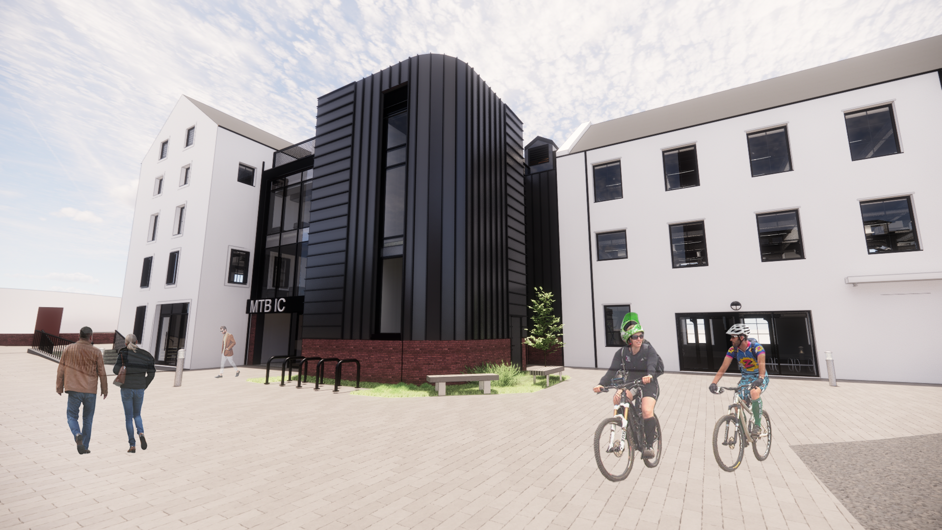 Caerlee mountain bike centre design