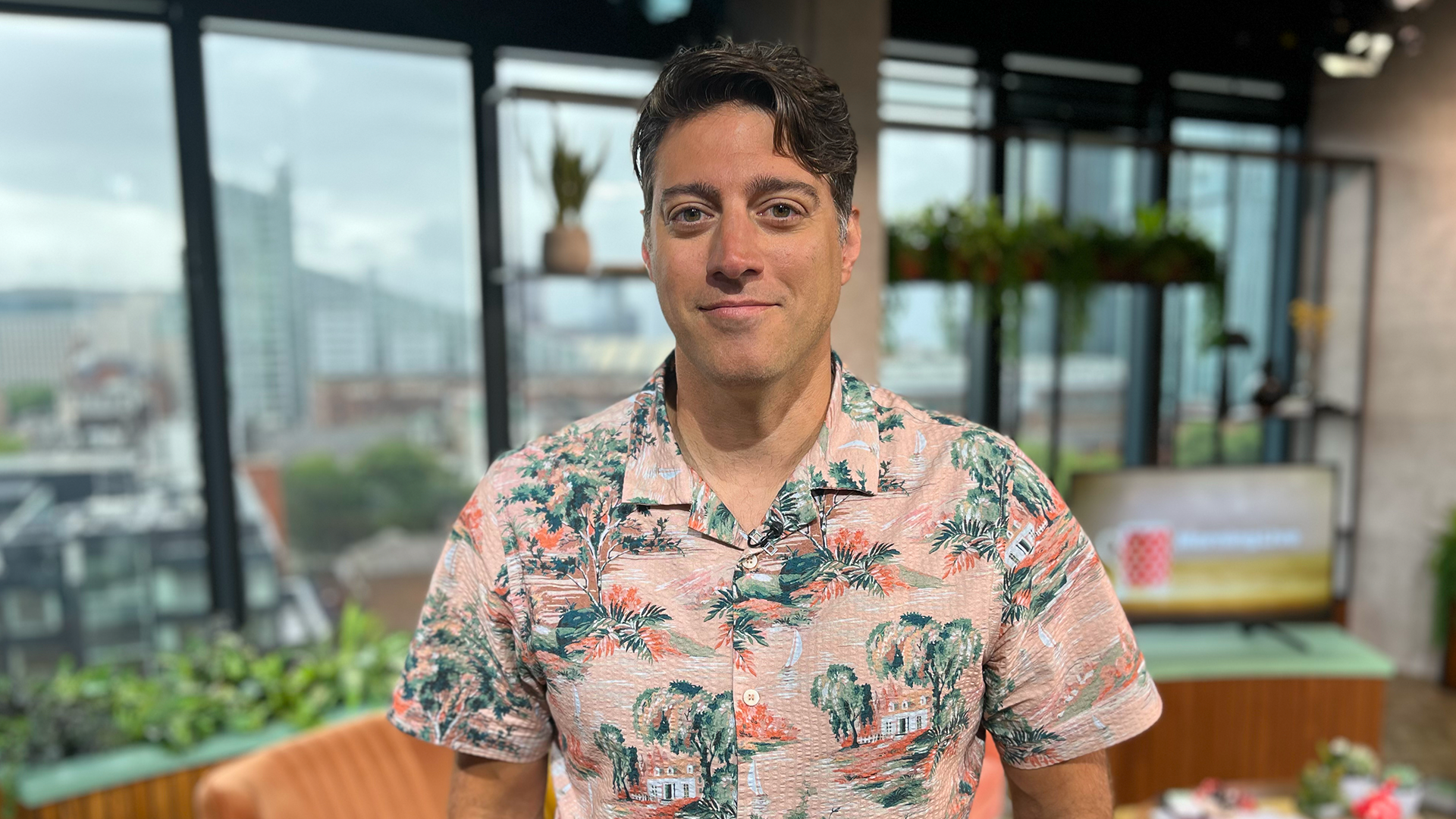 OJ Borg in the Morning Live studio