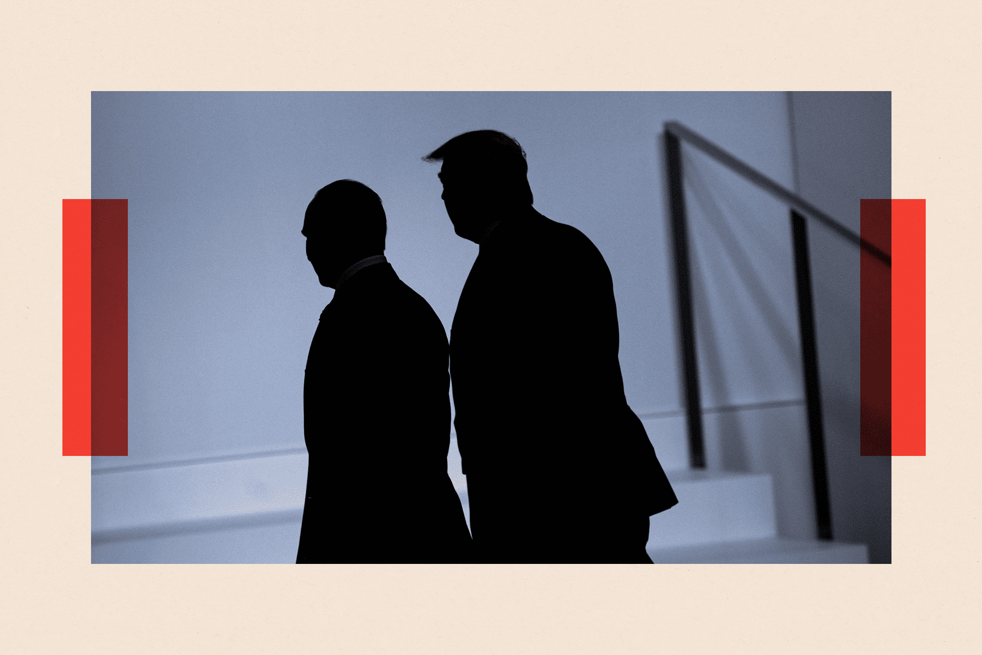 Vladimir Putin and Donald Trump arrive for a group photo at the G20 Summit in Osaka on 28 June 2019