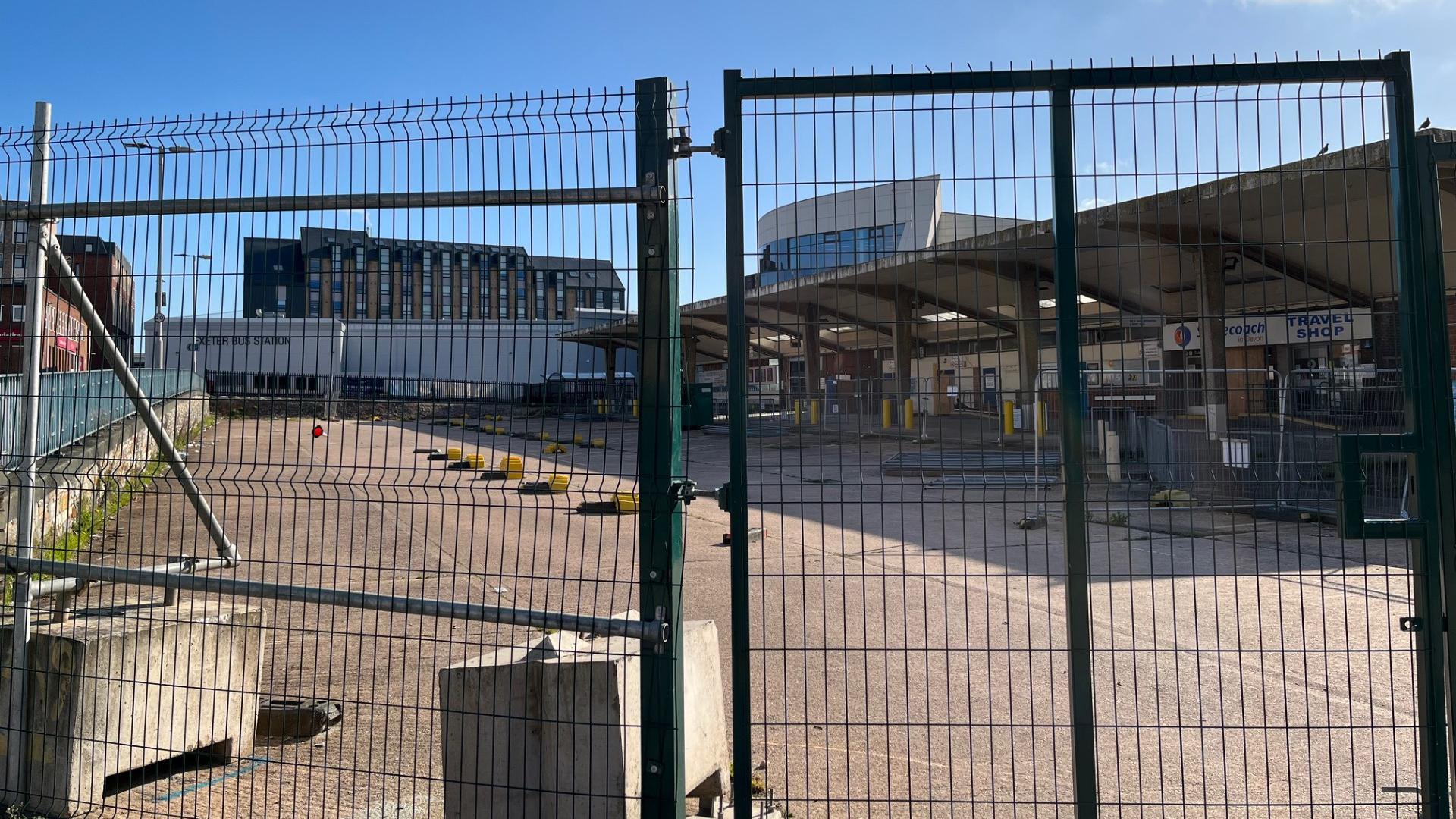 The site of the old bus station in Exeter