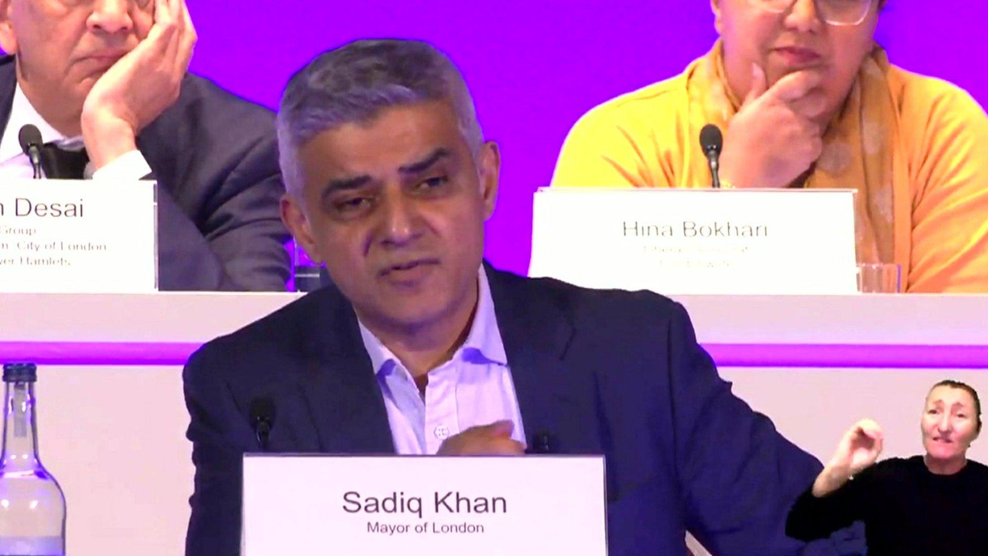 Sadiq Khan at People's Question Time