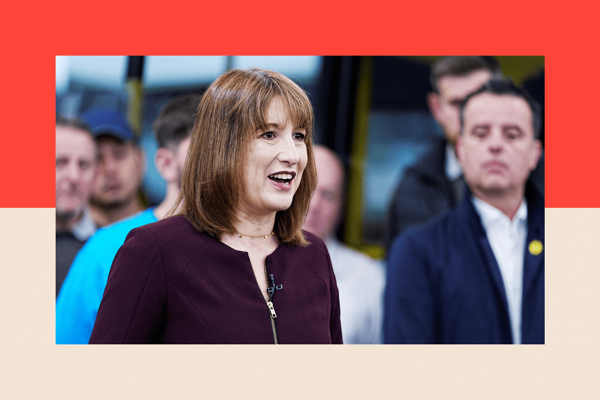 Chancellor of the Exchequer Rachel Reeves delivers a speech