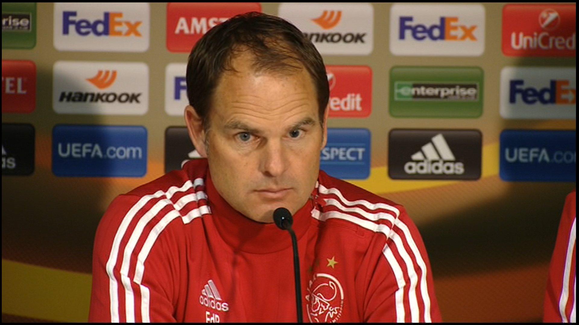 Ajax head coach Frank de Boer