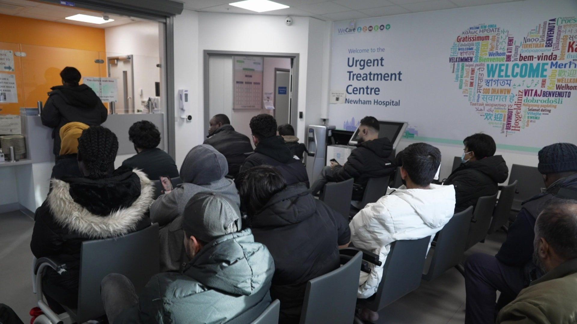 Newham Hospital waiting room