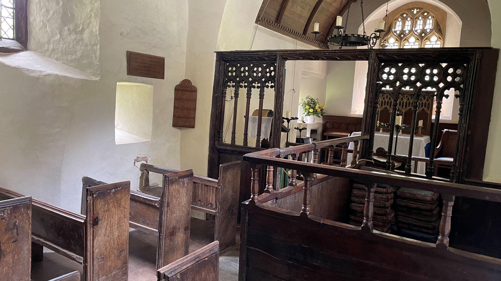 Inside St Beuno's Church