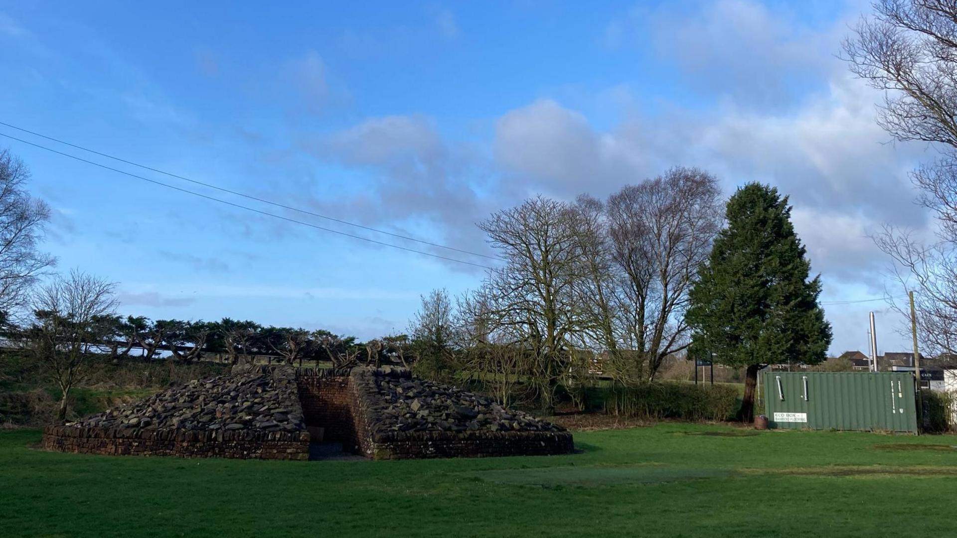 The Auld Acquaintance Cairn, in Gretna