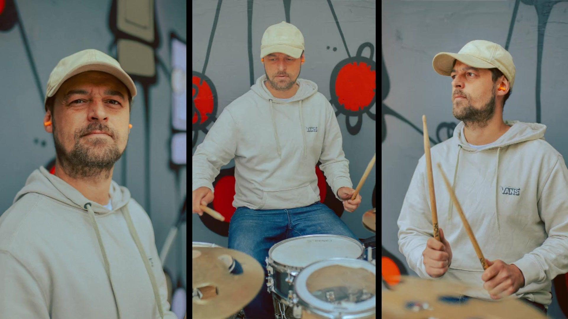 Drummer photographed by Jamie O'Neill