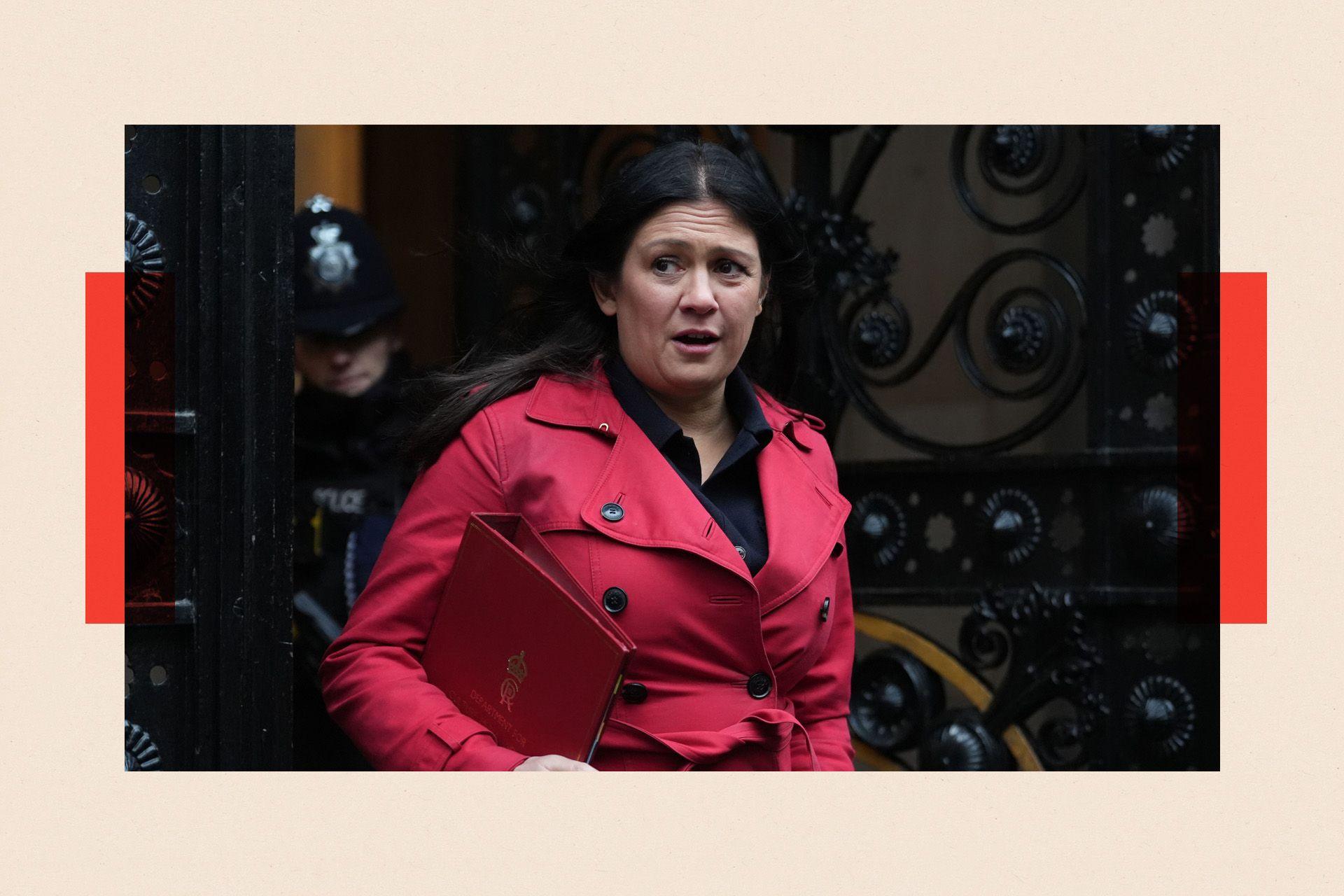 Culture Secretary Lisa Nandy arrives for a Cabinet meeting in Downing Street