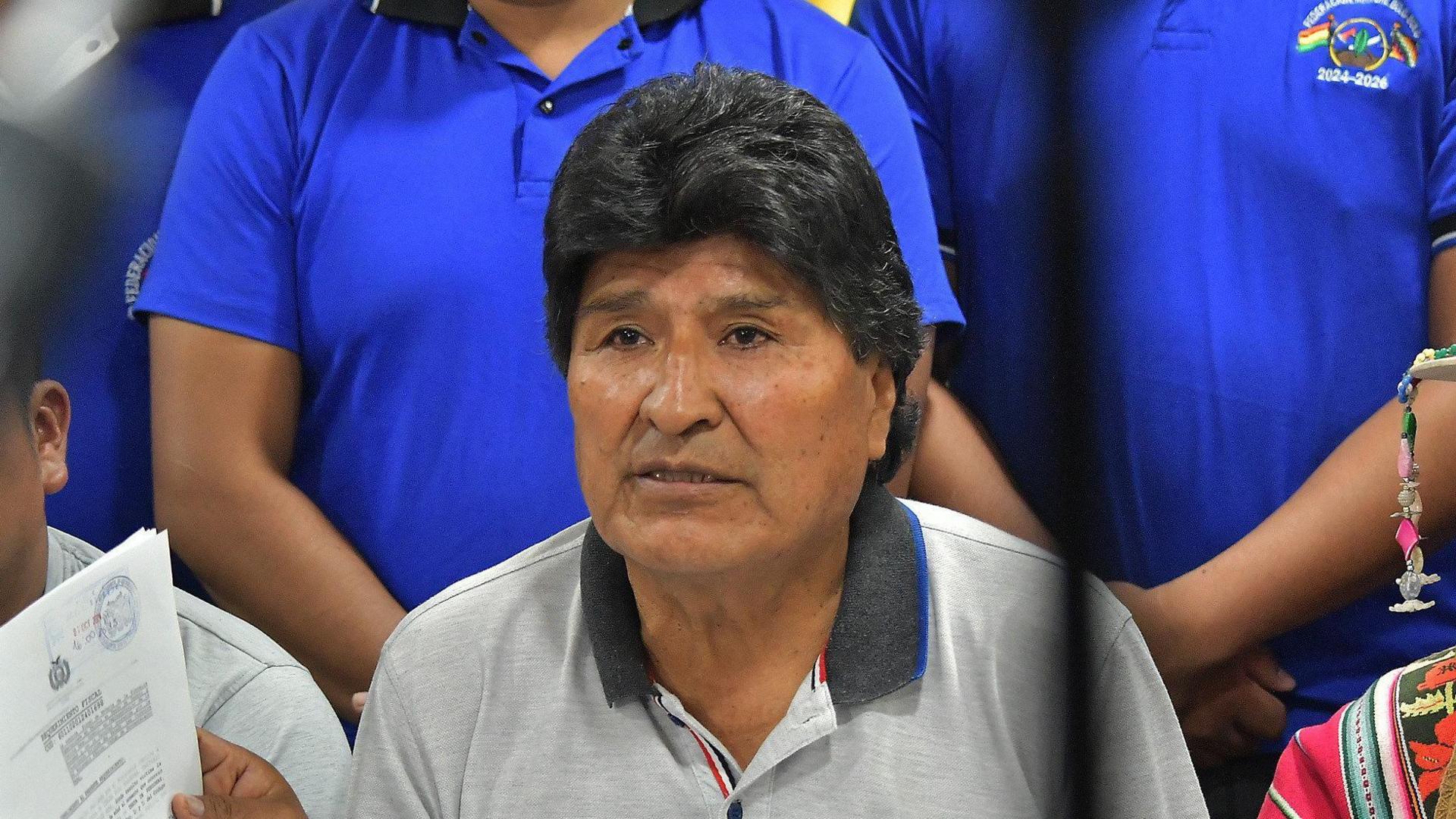 Bolivia's former President Evo Morales