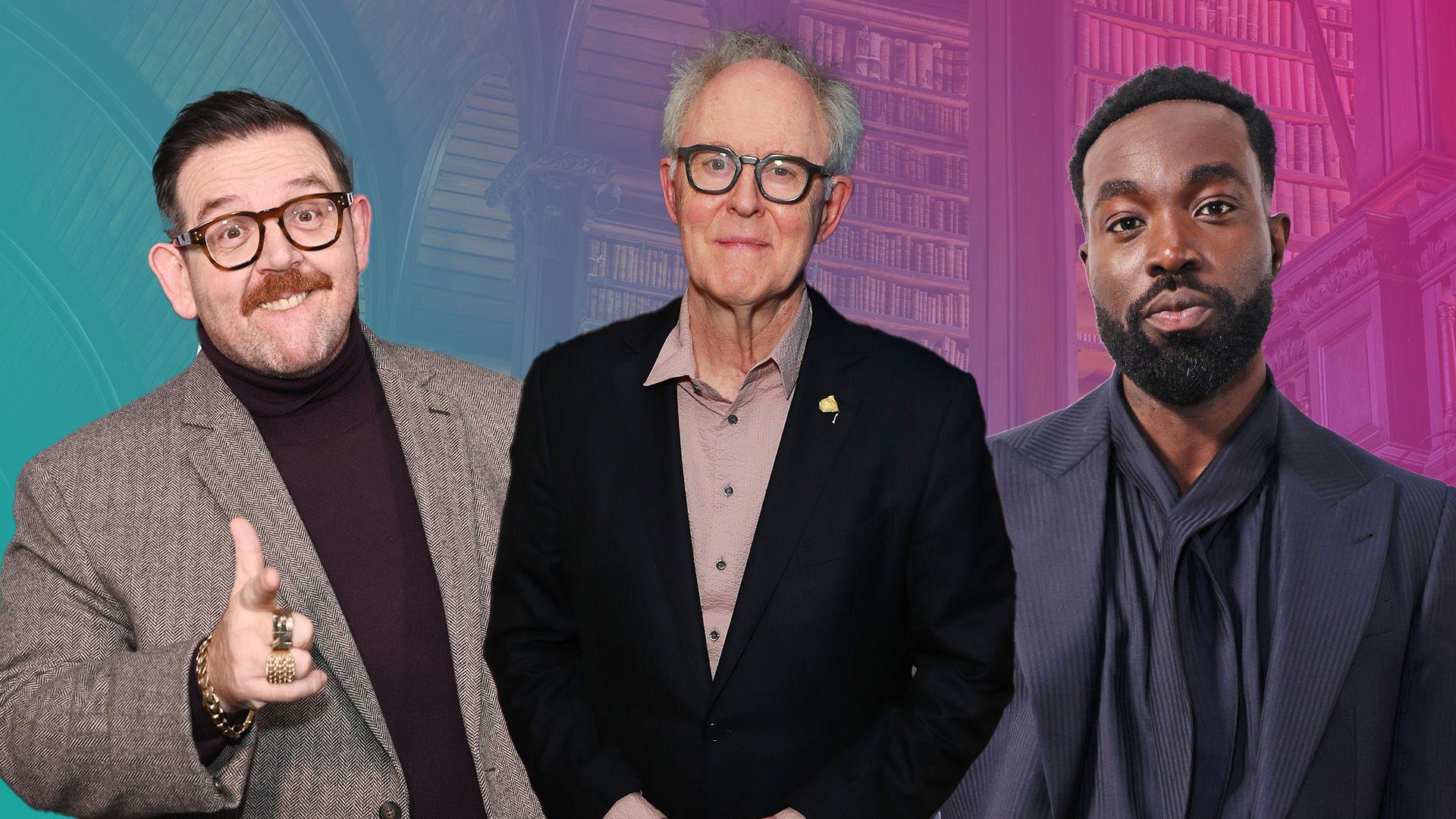 Nick Frost, John Lithgow and Paapa Essiedu.