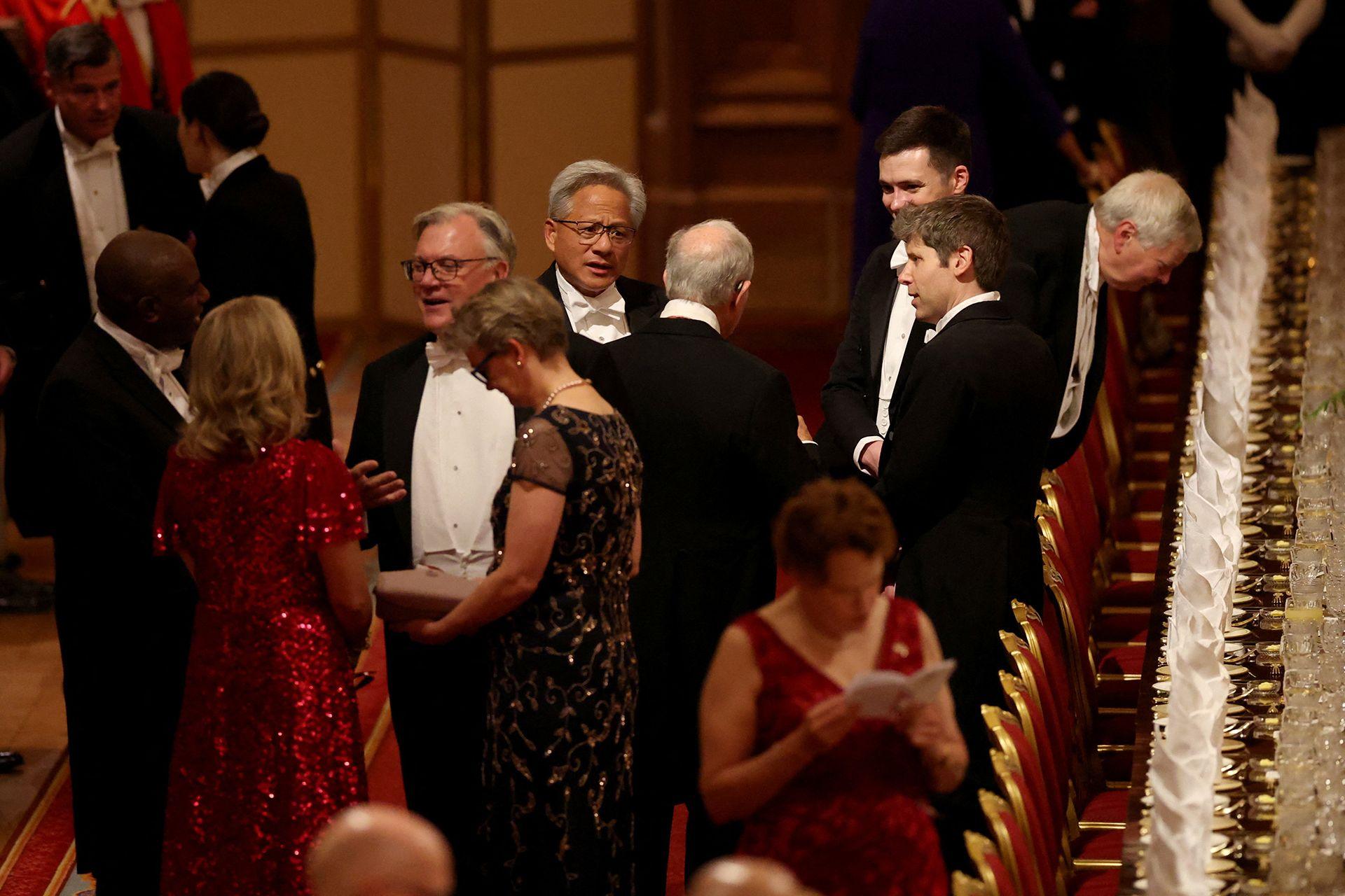 OpenAI CEO Sam Altman arrives to attend the State Banquet during U.S. President Donald Trump's state visit, at Windsor Castle, in Windsor, Britain, September 17, 2025. 