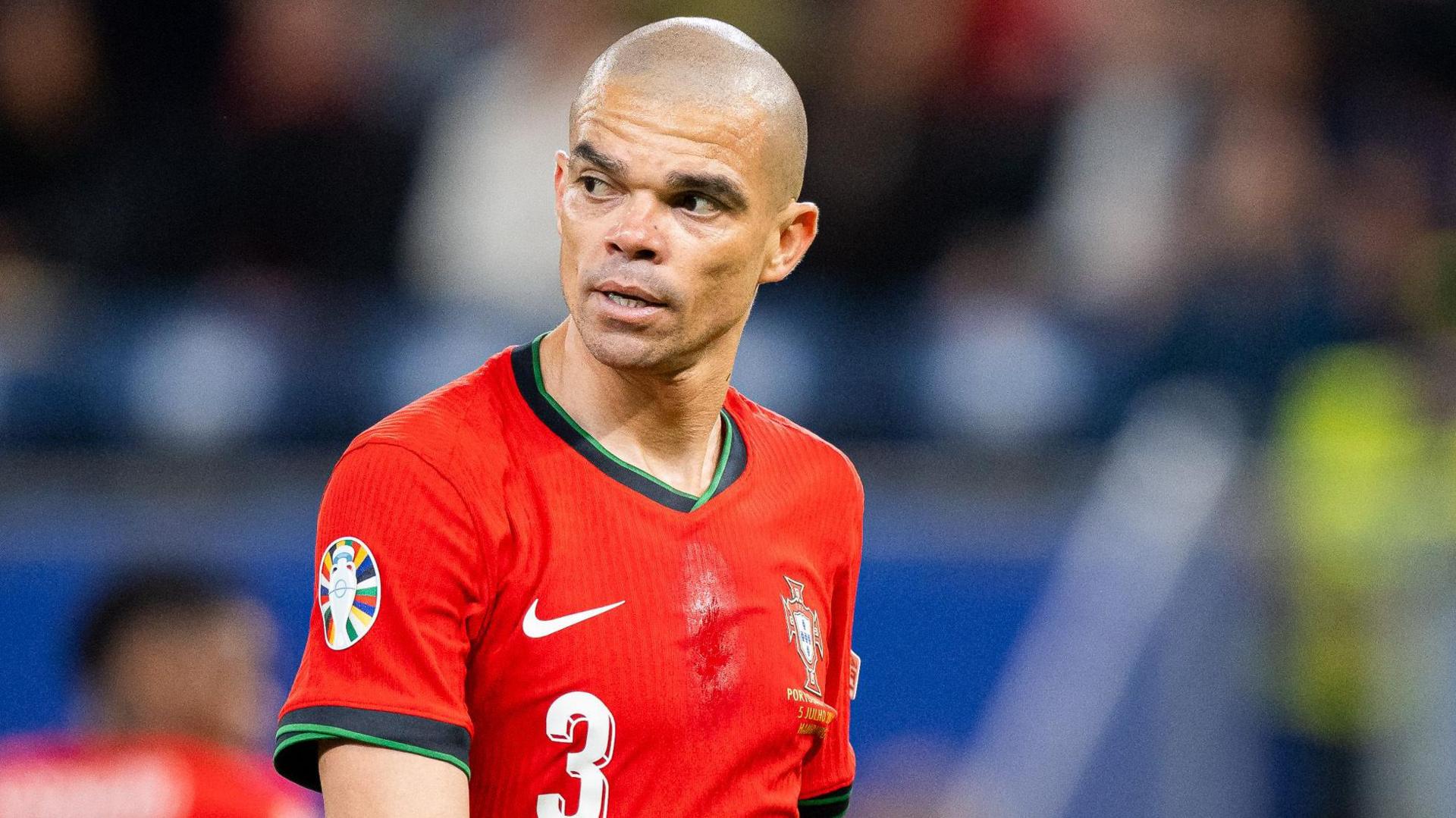 Pepe playing for Portugal