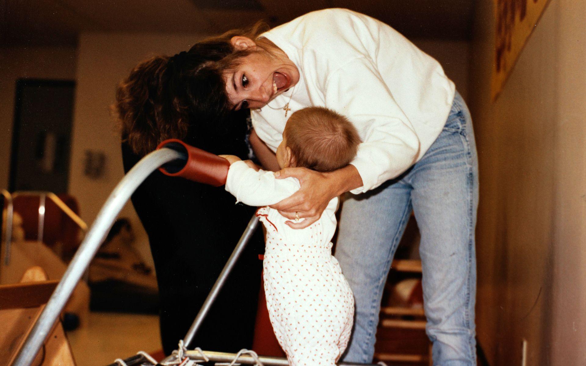 Danni with baby Jordan