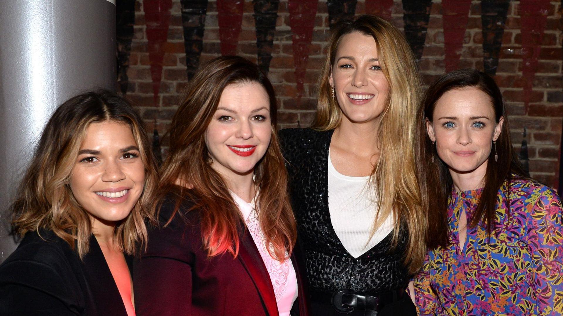  (L-R) America Ferrera, Amber Tamblyn, Blake Lively and Alexis Bledel