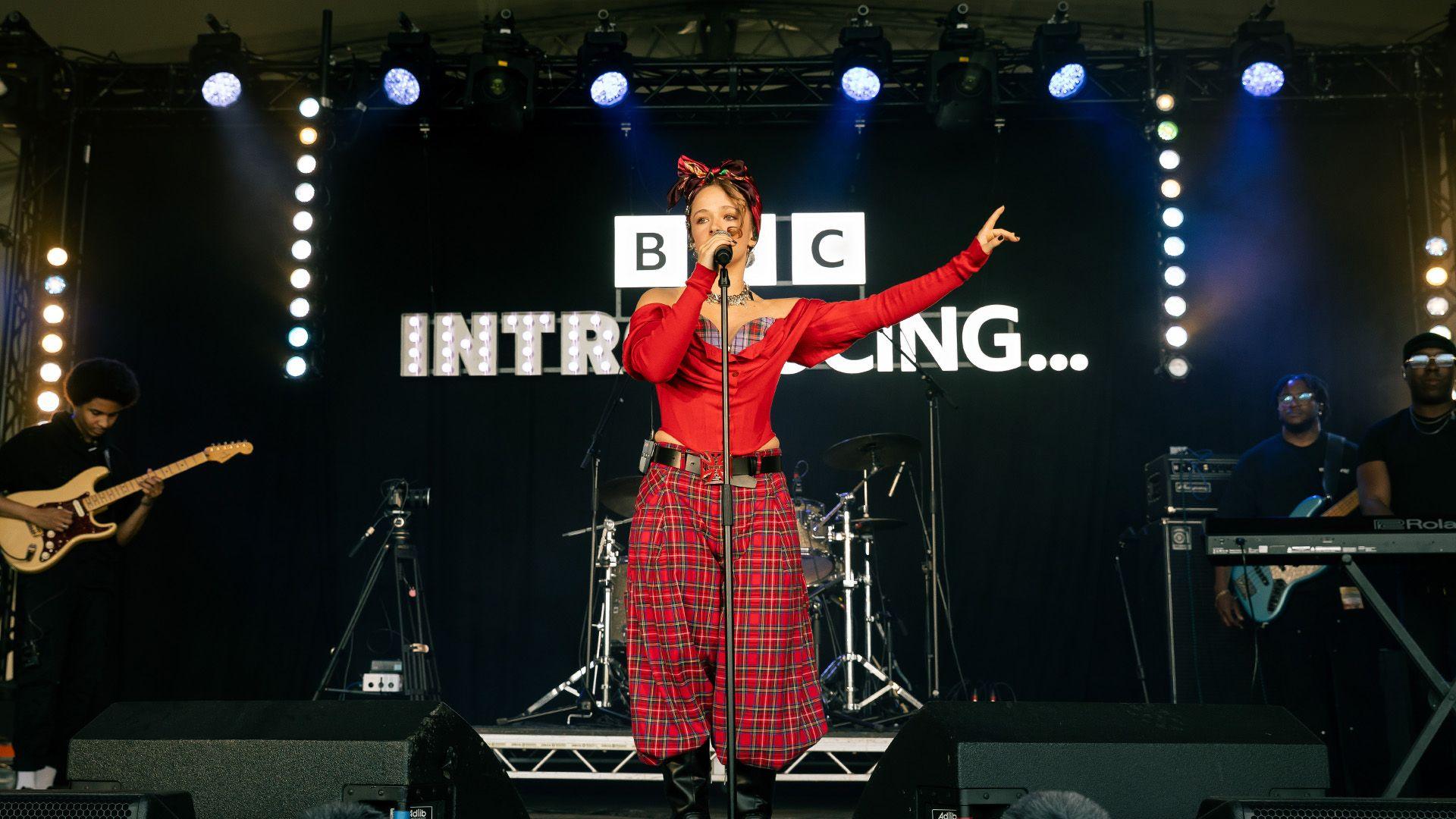 Bella Barbe performs at Radio 1's Big Weekend 2026