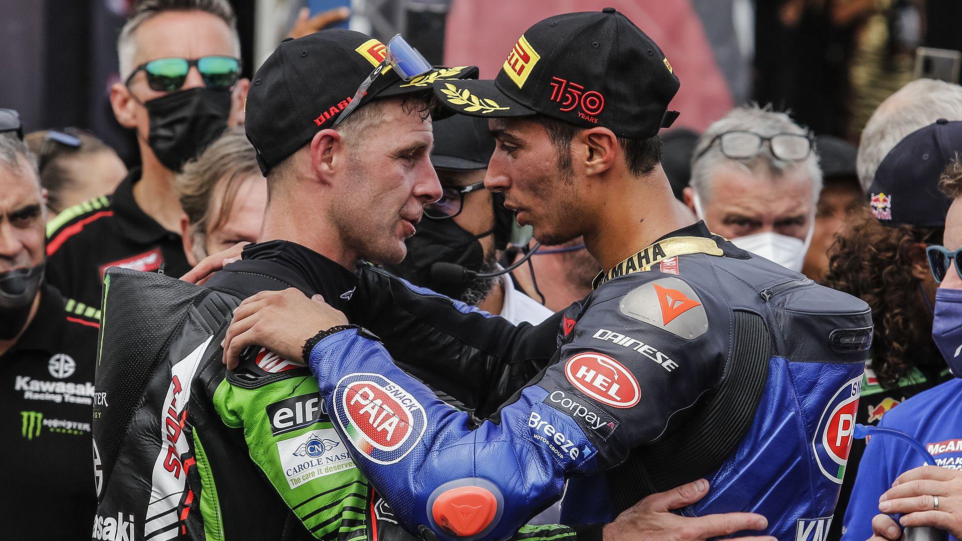 Jonathan Rea and Toprak Razgatlioglu