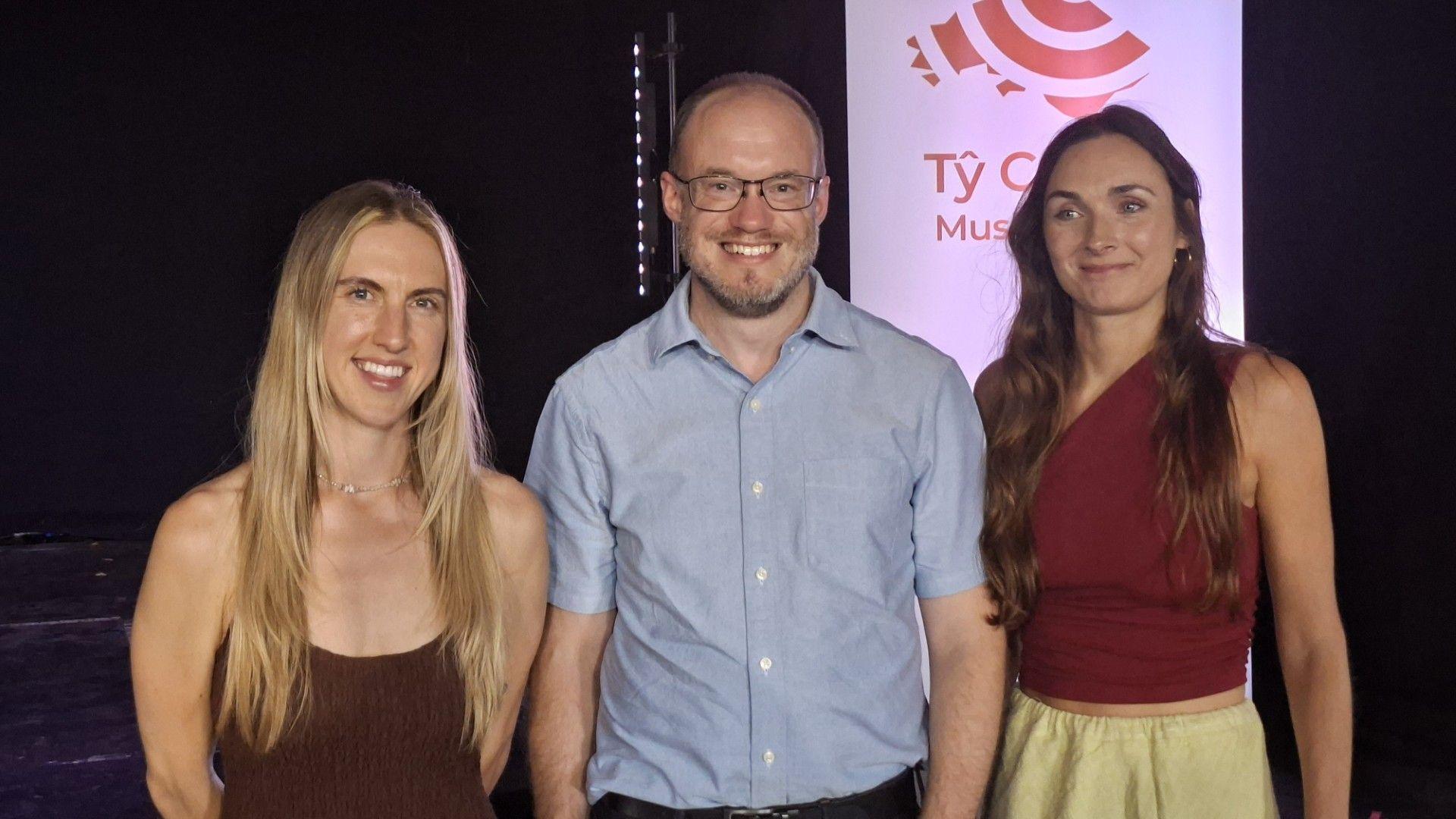 Gwenno Morgan, Andrew Cusworth, Claire Roberts 